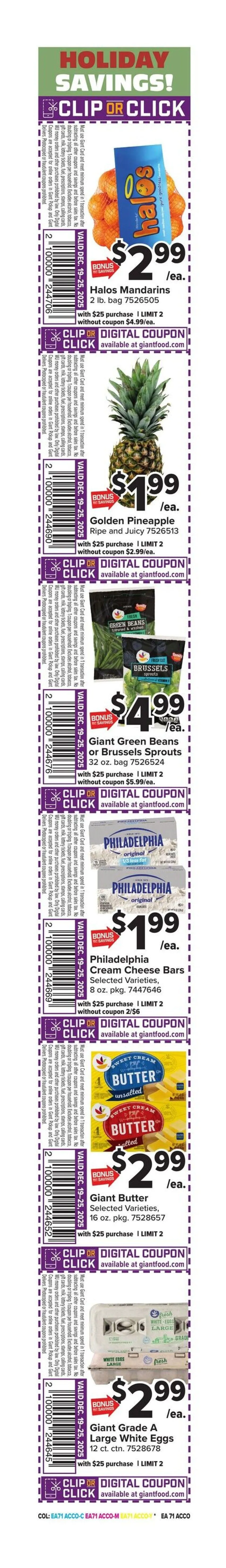 Weekly ad Giant Food Sales from December 19 to December 25 2025 - Page 3