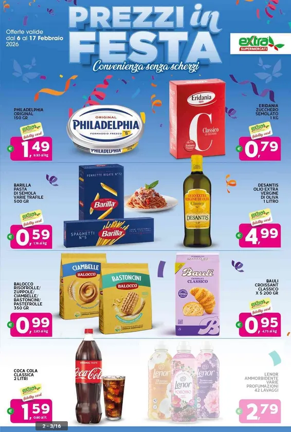 Extra Supermercati Volantino da 6 febbraio a 17 febbraio di 2026 - Pagina del volantino 3