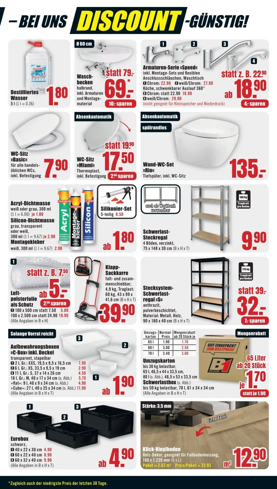 Prospekt B1 Discount Baumarkt  von 31. Januar bis 6. Februar 2026 - Prospekt seite 3