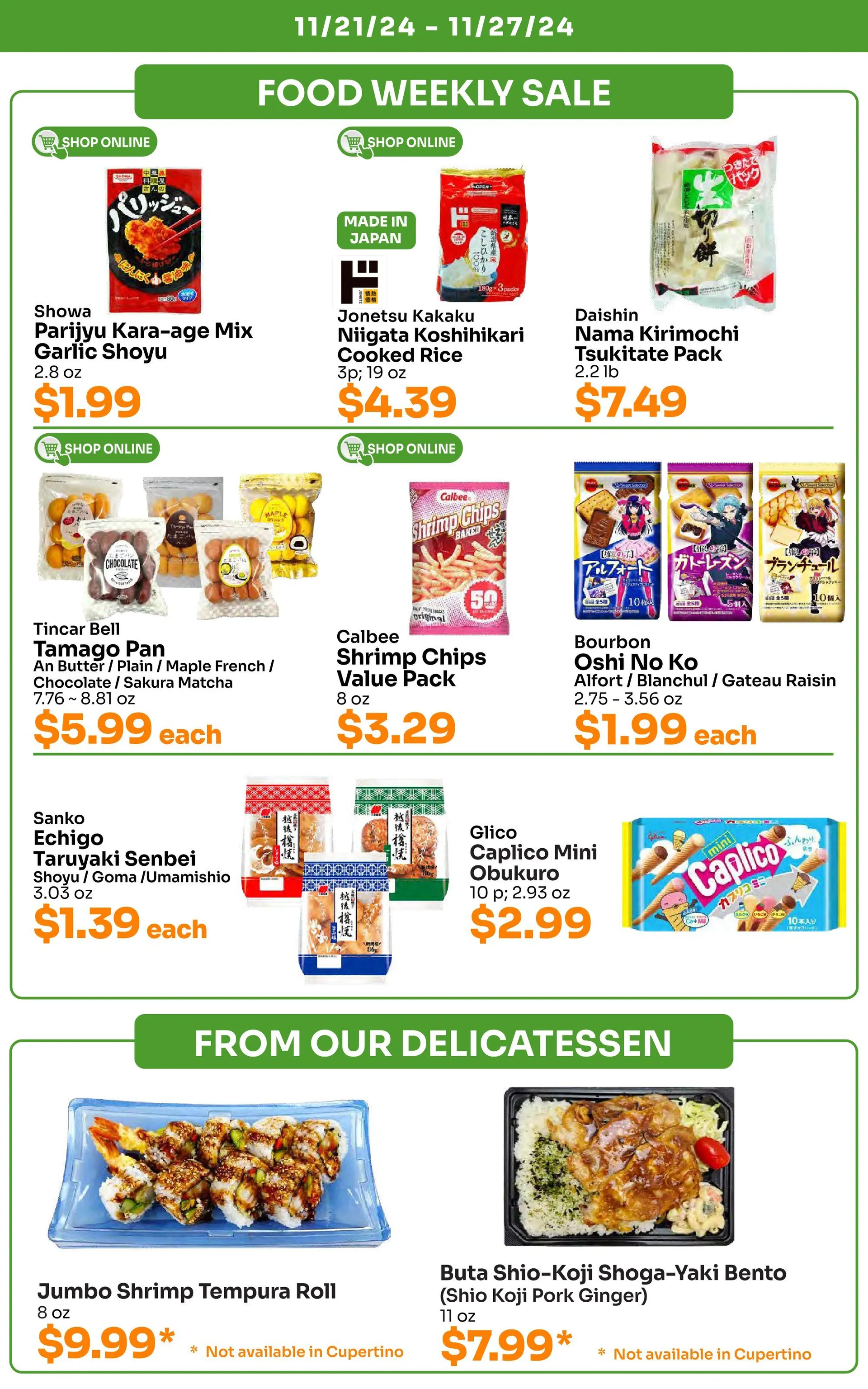 Weekly ad Tokyo Central Specialty Market Deals from November 21 to November 27 2024 - Page 3