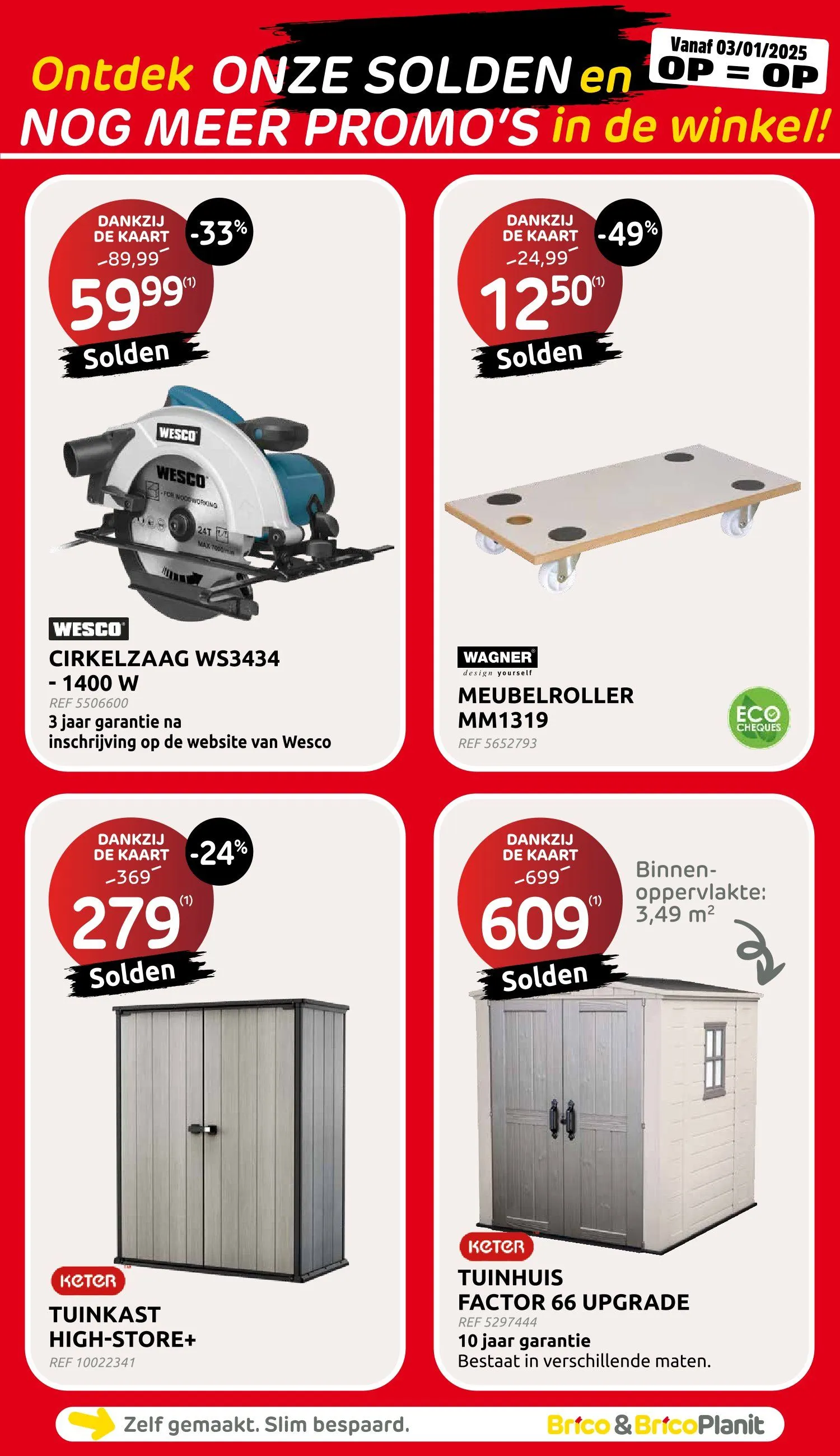 Speciale promoties van Brico van 2 januari tot 27 januari 2025 - folder pagina 3