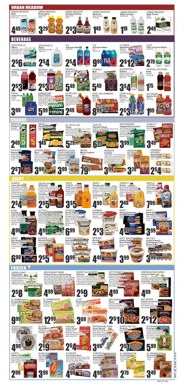 Weekly promotion Key Food Sales spanning from July 24 to July 30 2026 - Page 3 for Catalogue 365