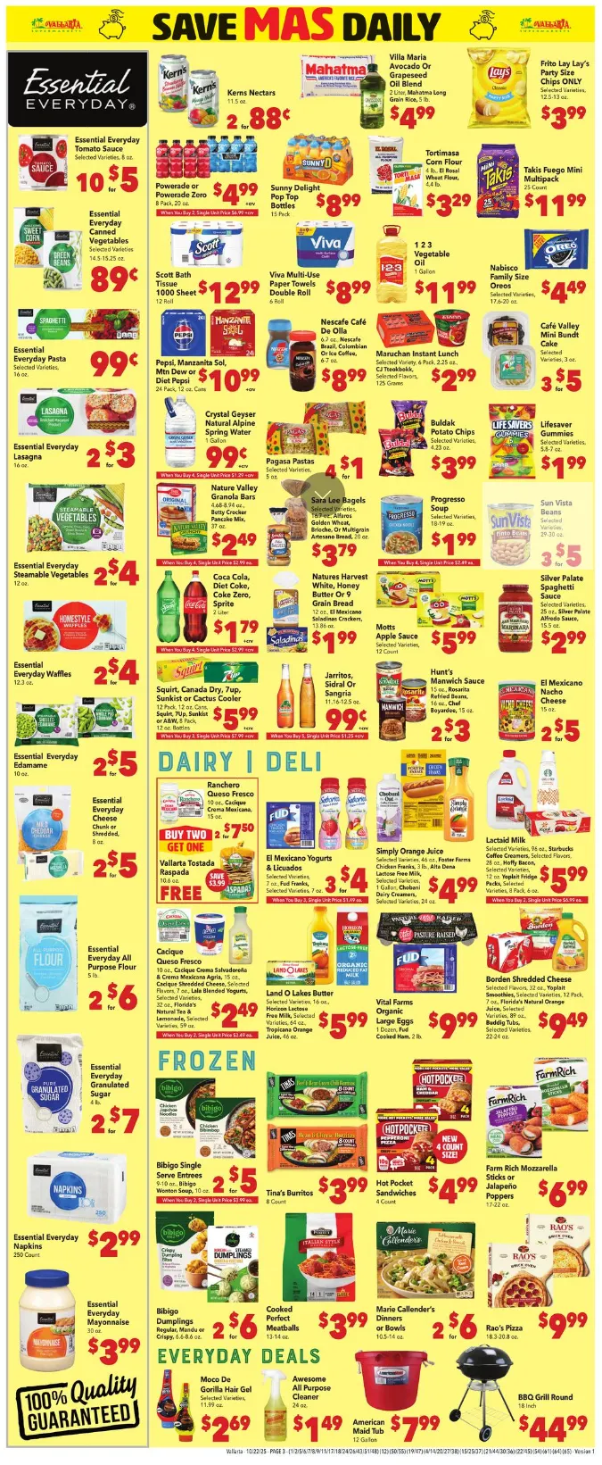 Weekly ad Vallarta Sales from October 22 to October 28 2025 - Page 3