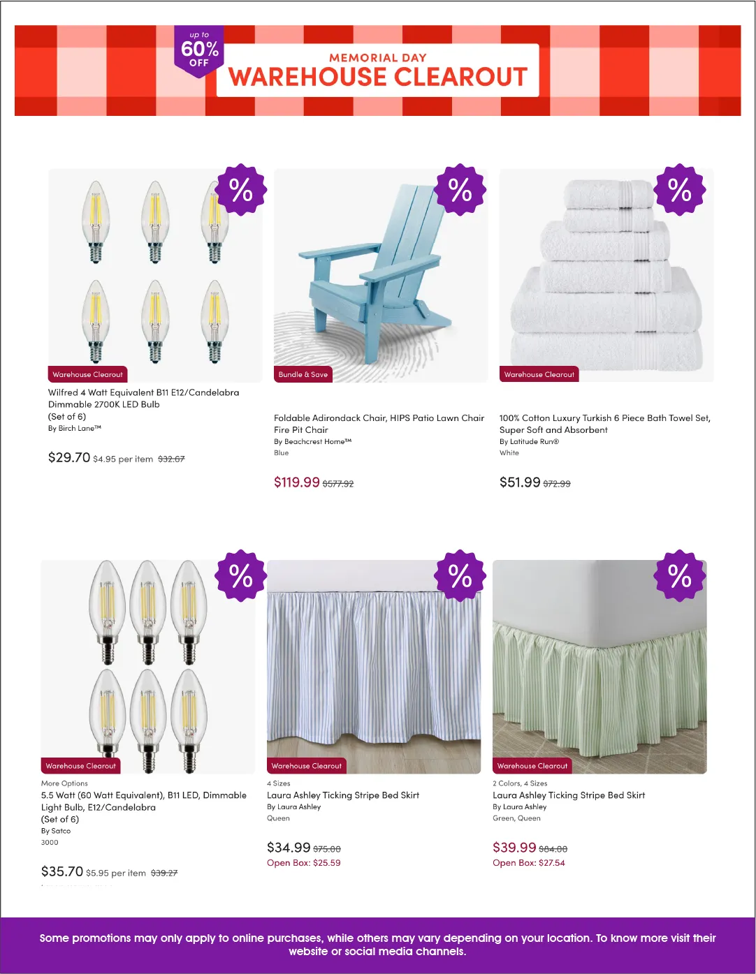 Weekly ad Wayfair Sales from May 28 to June 11 2026 - Page 2