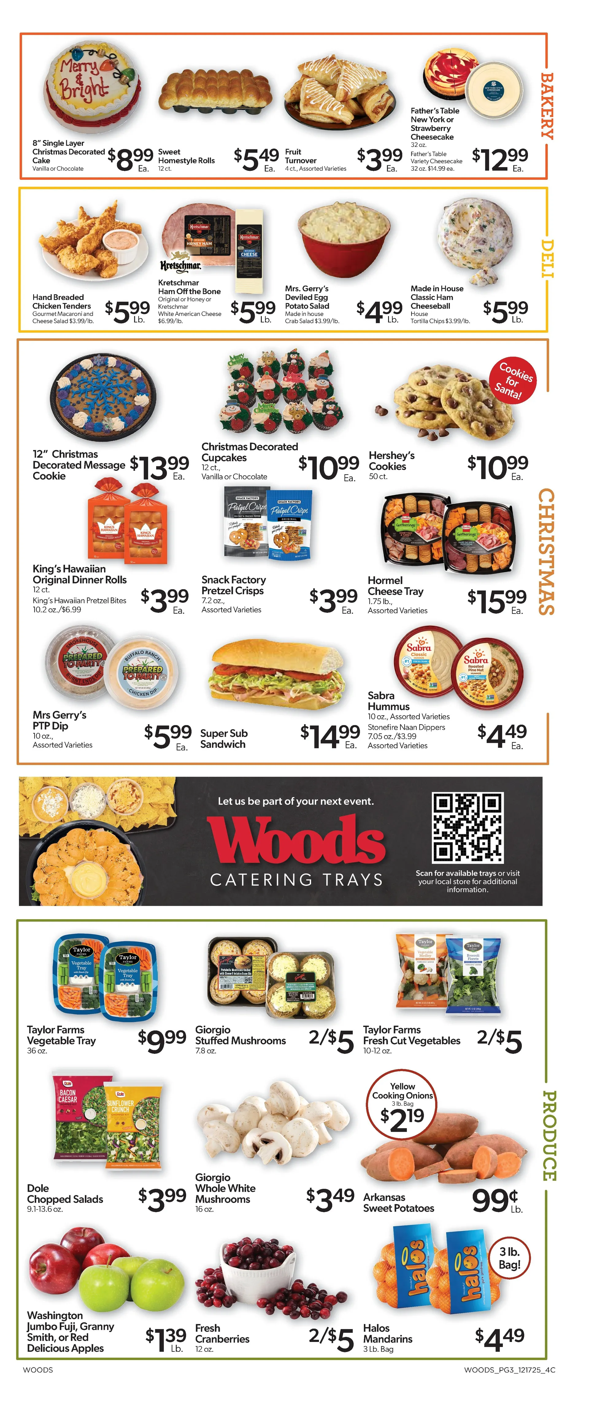 Weekly ad Woods Supermarket Sales from December 17 to December 31 2025 - Page 3