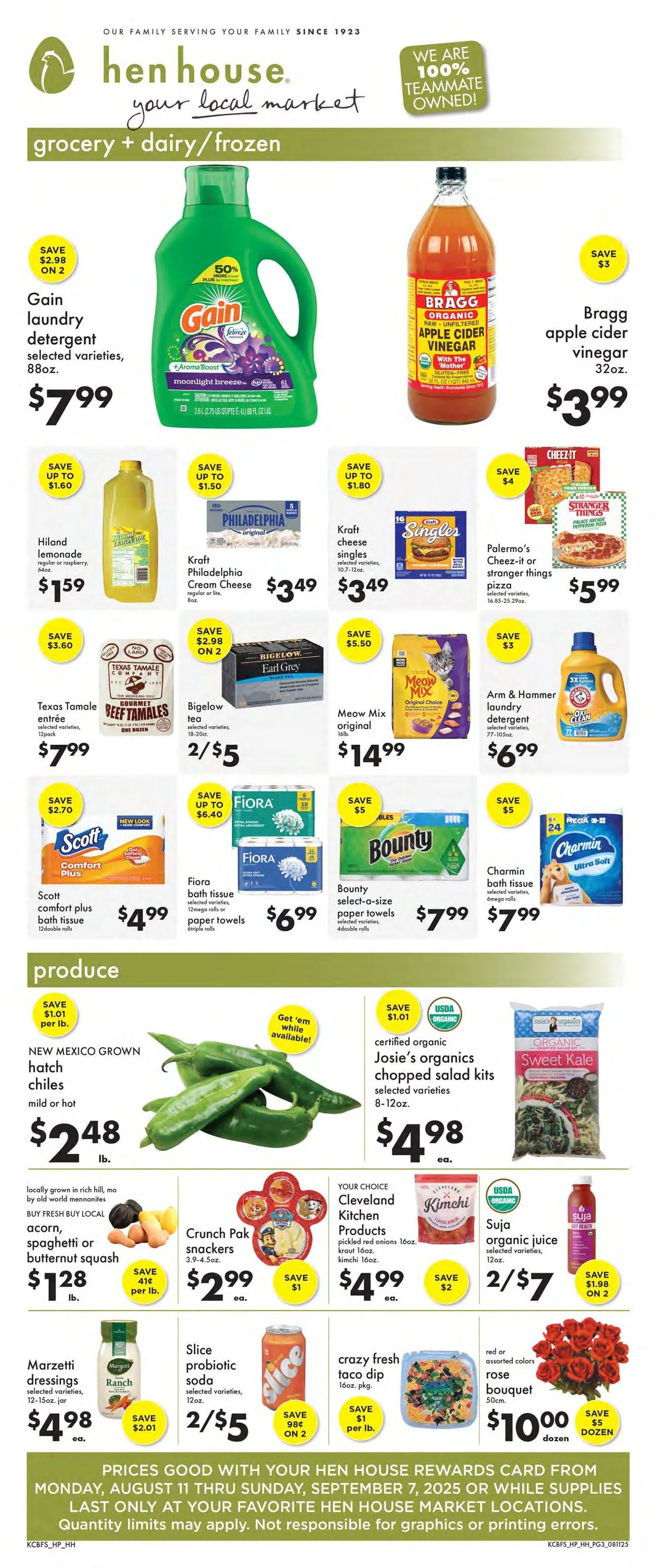 Weekly ad Hen House Sales from August 11 to September 7 2025 - Page 2