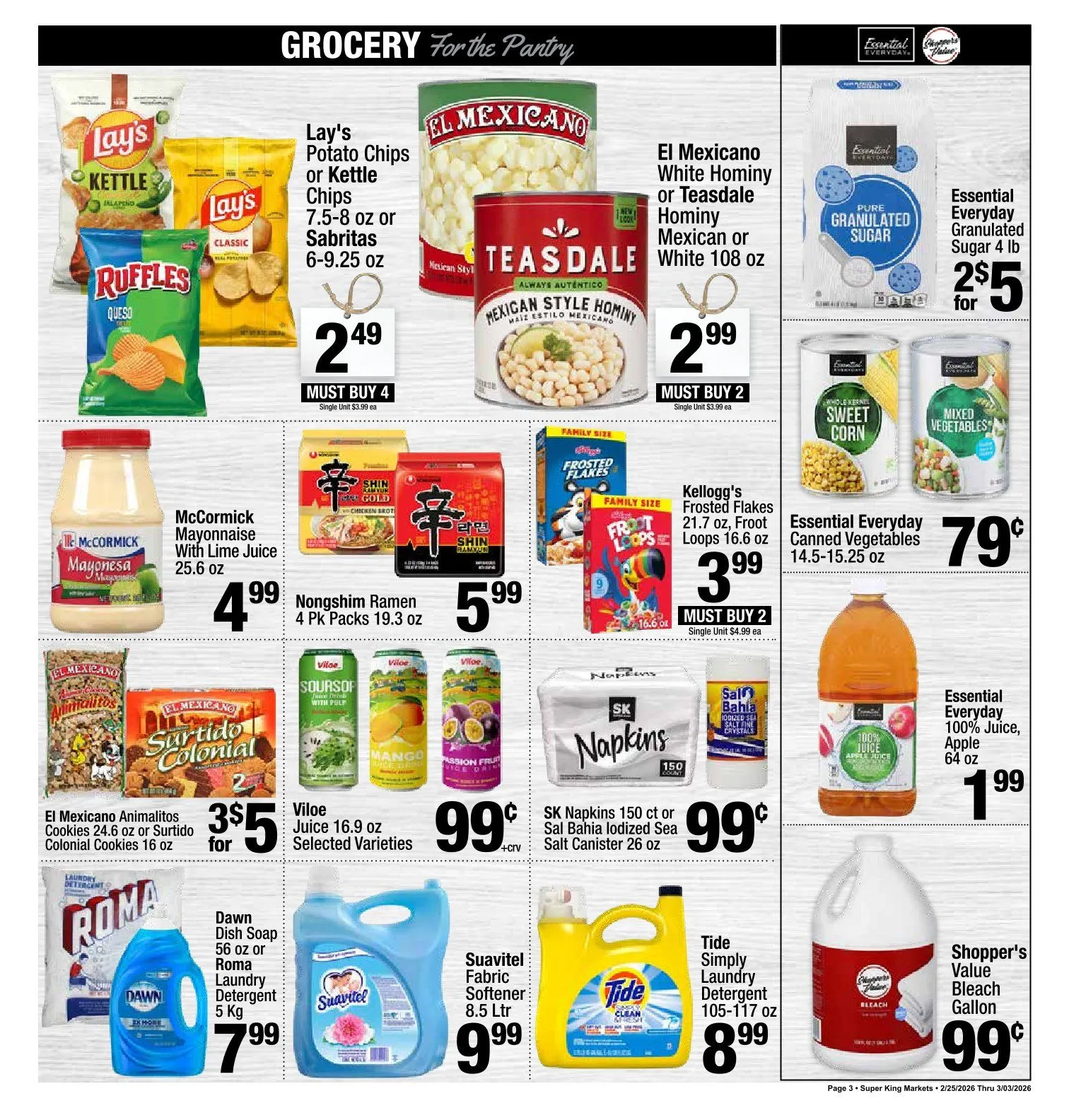 Weekly ad  Super King Markets Sales from February 25 to March 3 2026 - Page 3