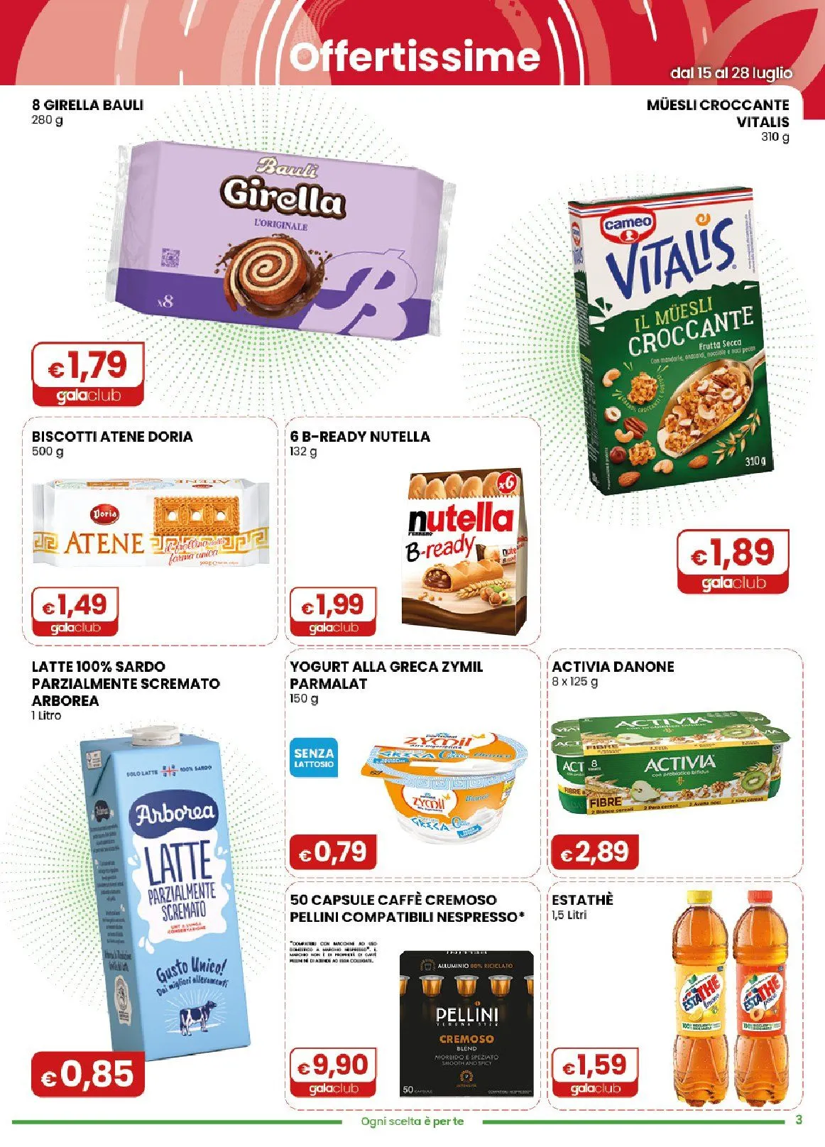 Volantini Gala Supermercati da 15 luglio a 28 luglio di 2026 - Pagina del volantino 3