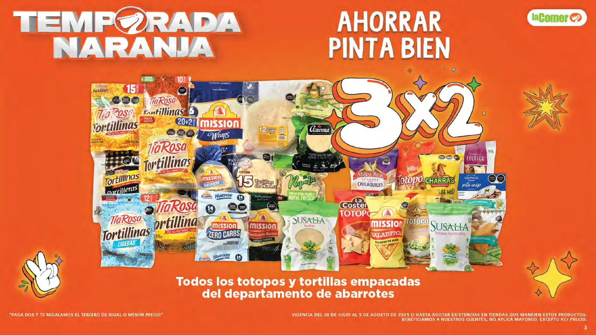 Catálogo de La Comer catálogos y ofertas 30 de julio al 5 de agosto 2025 - Pagina 3