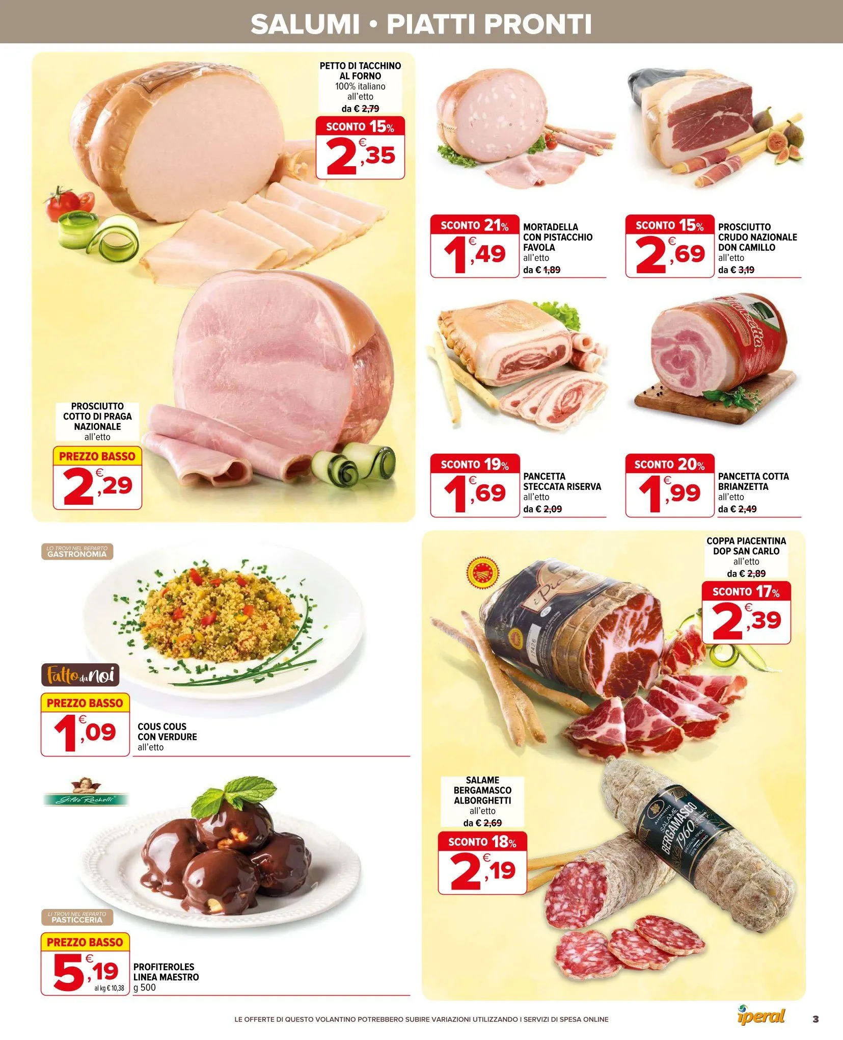 Volantini Iperal da 16 luglio a 29 luglio di 2025 - Pagina del volantino 3