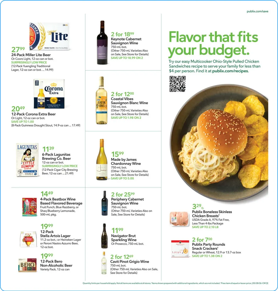 Weekly promotion Publix Sales spanning from May 27 to June 2 2026 - Page 3 for Catalogue 365