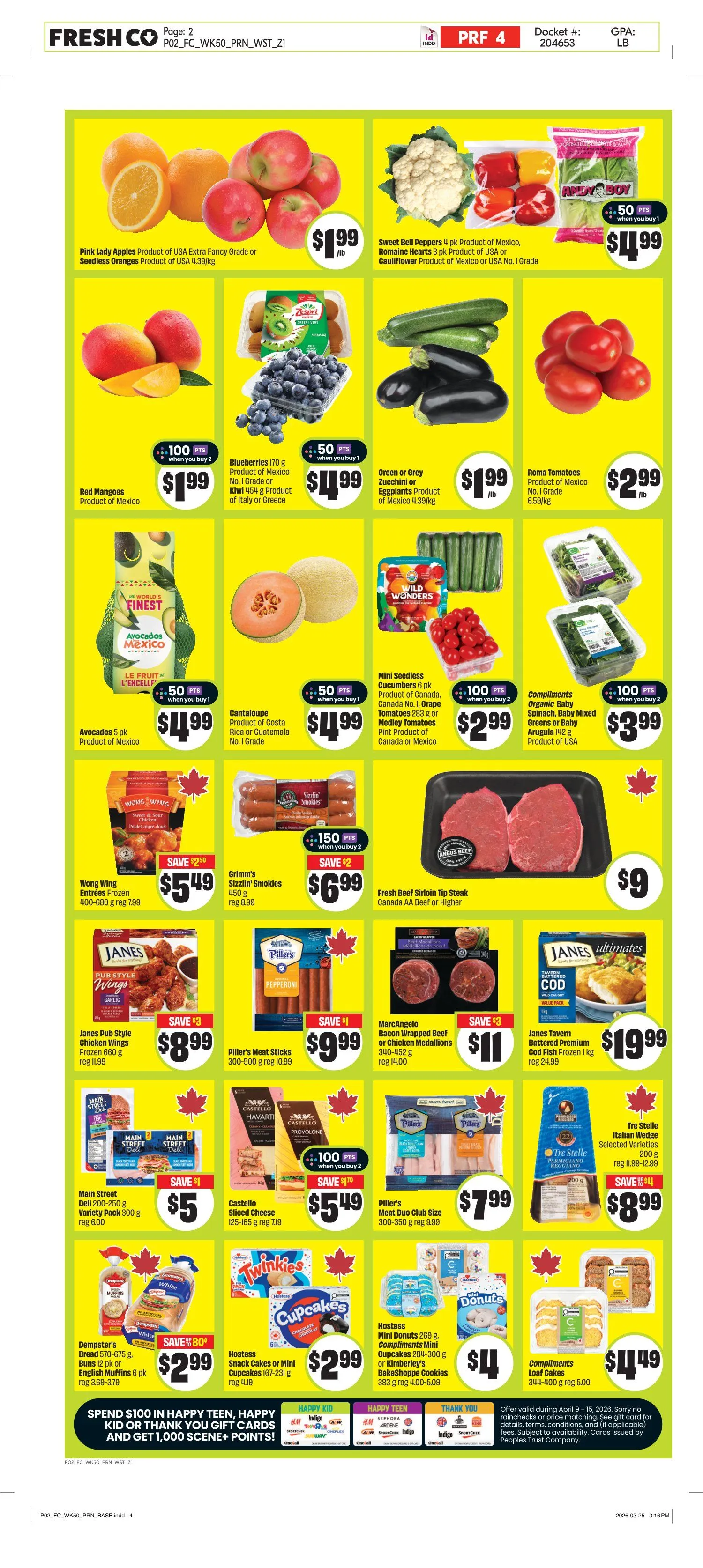 FreshCo. Sales from April 9 to April 15 2026 - flyer page 3