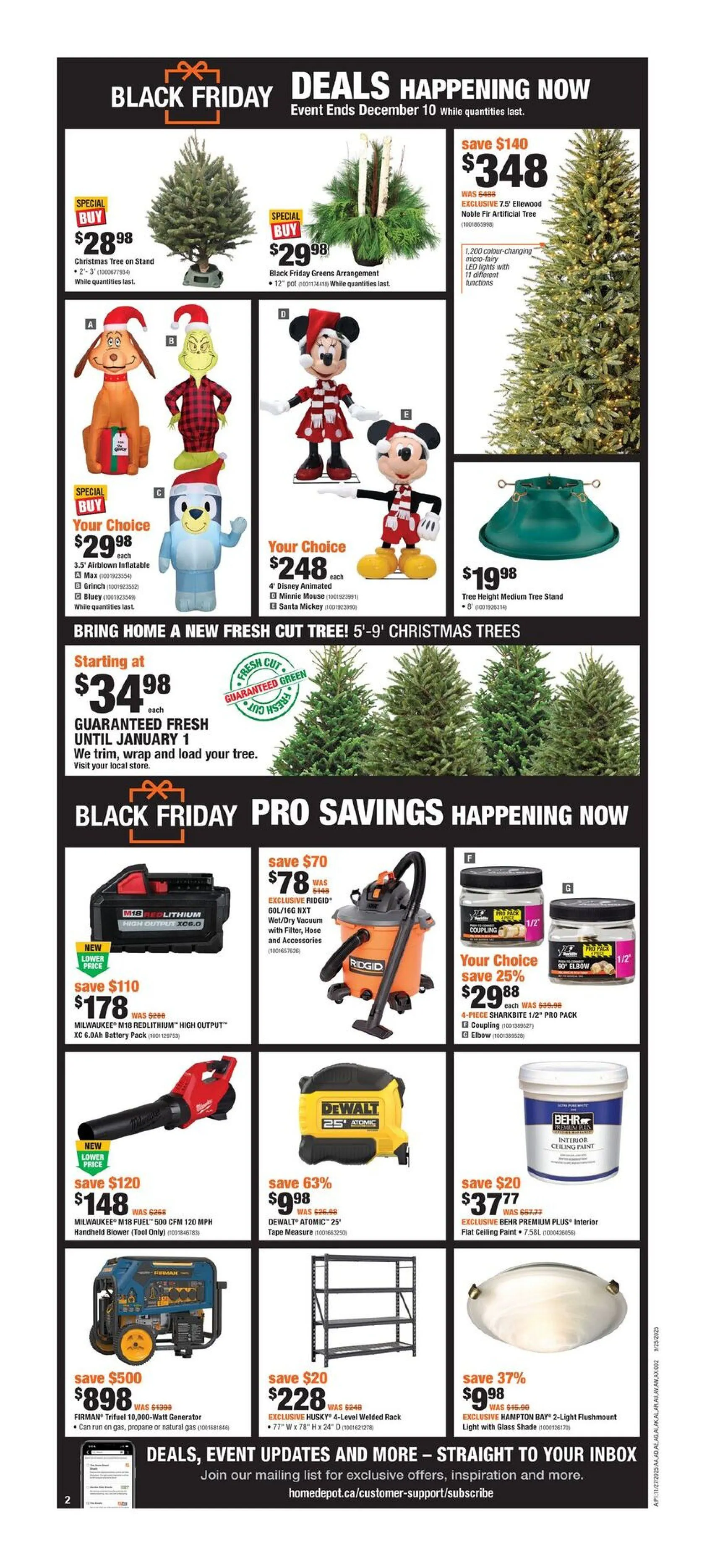 The Home Depot Sales from November 27 to December 10 2025 - flyer page 3