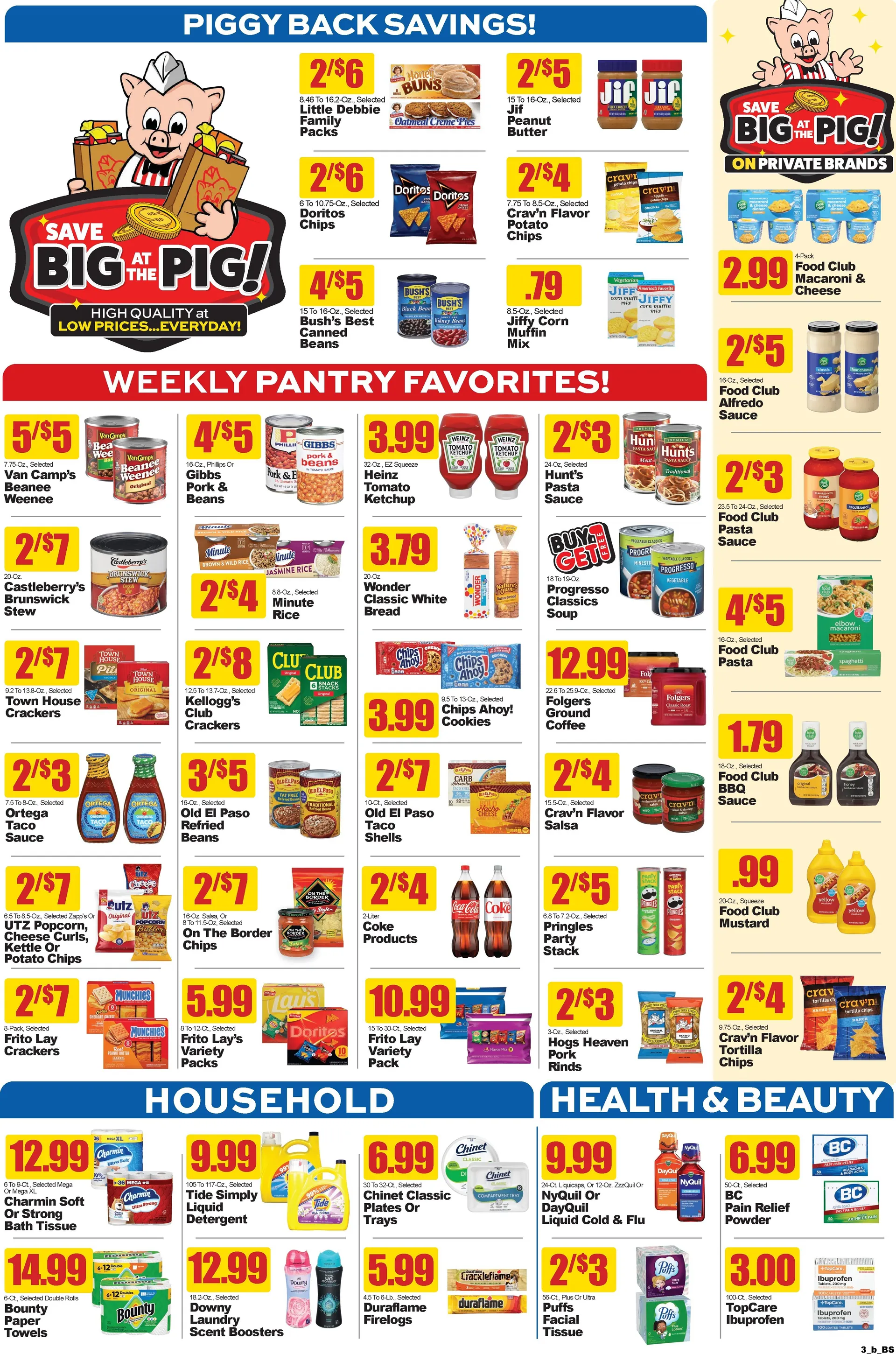 Weekly promotion  Piggly Wiggly Sales spanning from January 28 to February 3 2026 - Page 3 for Catalogue 365