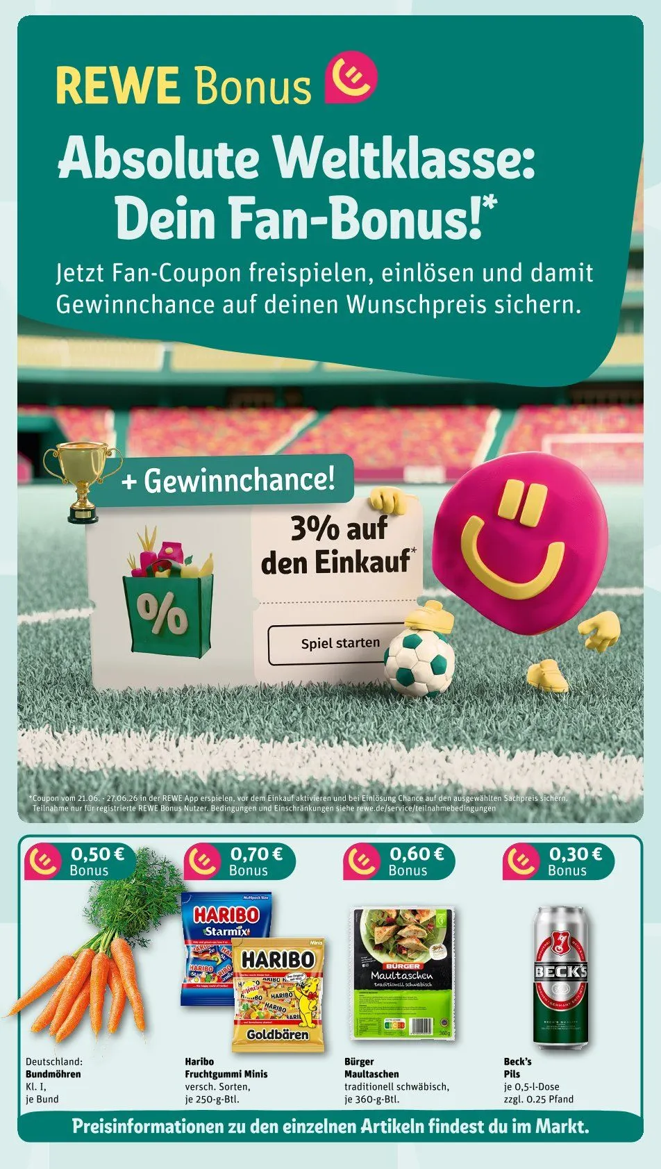 REWE Prospekte von 22. Juni bis 28. Juni 2026 - Prospekt seite 3