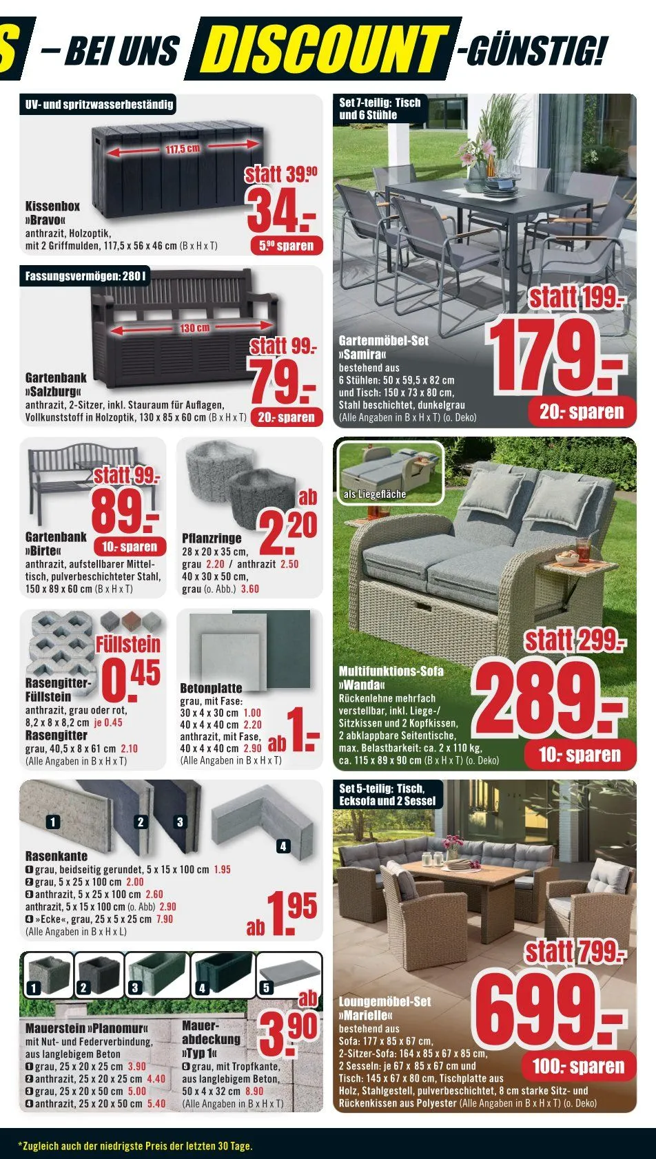 B1 Discount Baumarkt Prospekte  von 7. März bis 13. März 2026 - Prospekt seite 3