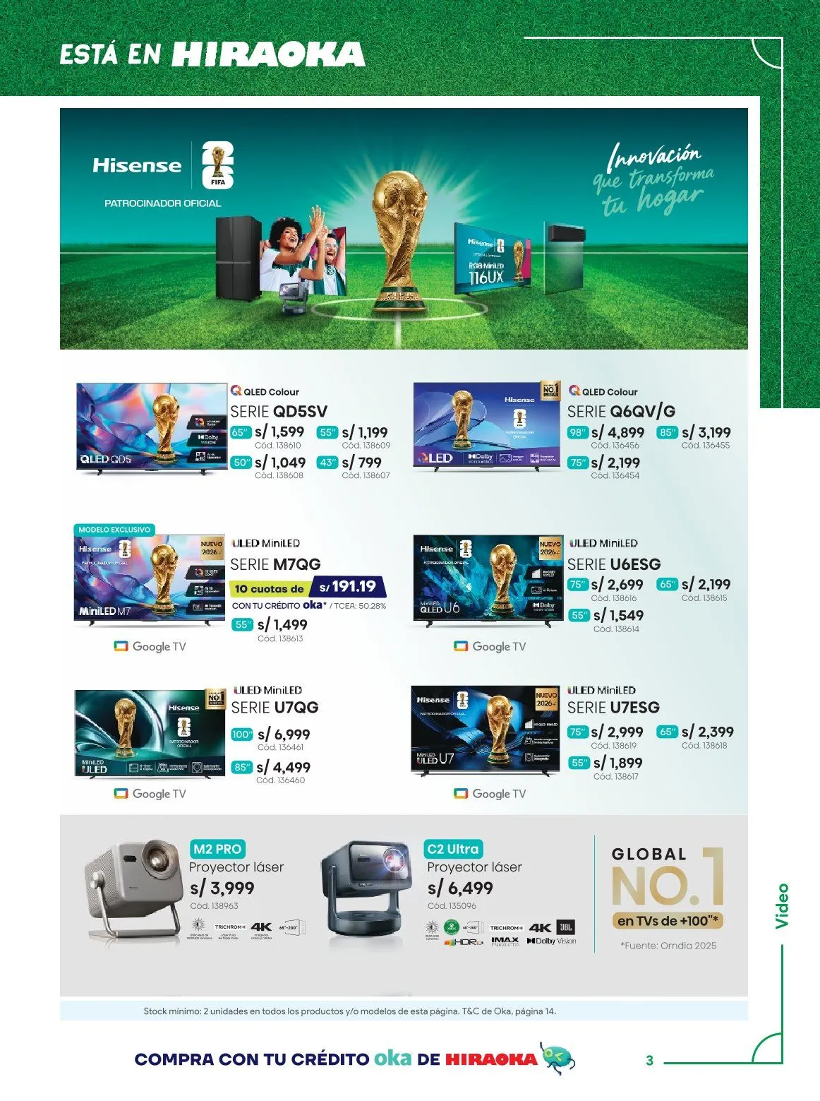 Catalogo de Hiraoka Ofertas 1 de junio al 6 de junio 2026 - Pag 3