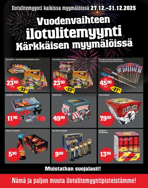 Kaupan Kärkkäinen voimassa alkaen 17. joulukuuta - 23. joulukuuta 2025 - Tarjouslehti sivu 3