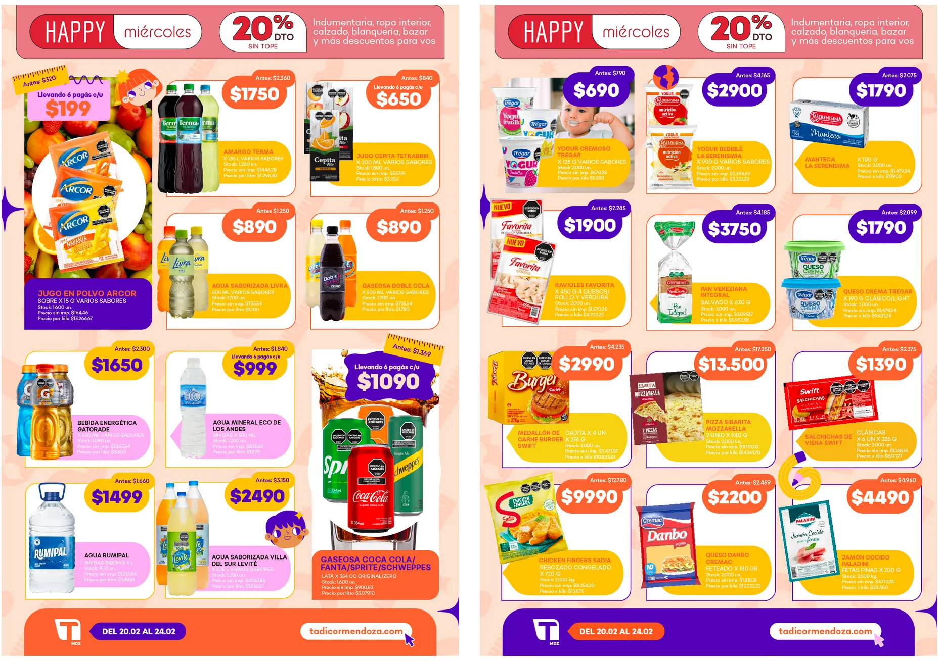 Ofertas de Ofertas Supermercados Tadicor 20 de febrero al 24 de febrero 2026 - Página 3 del catálogo