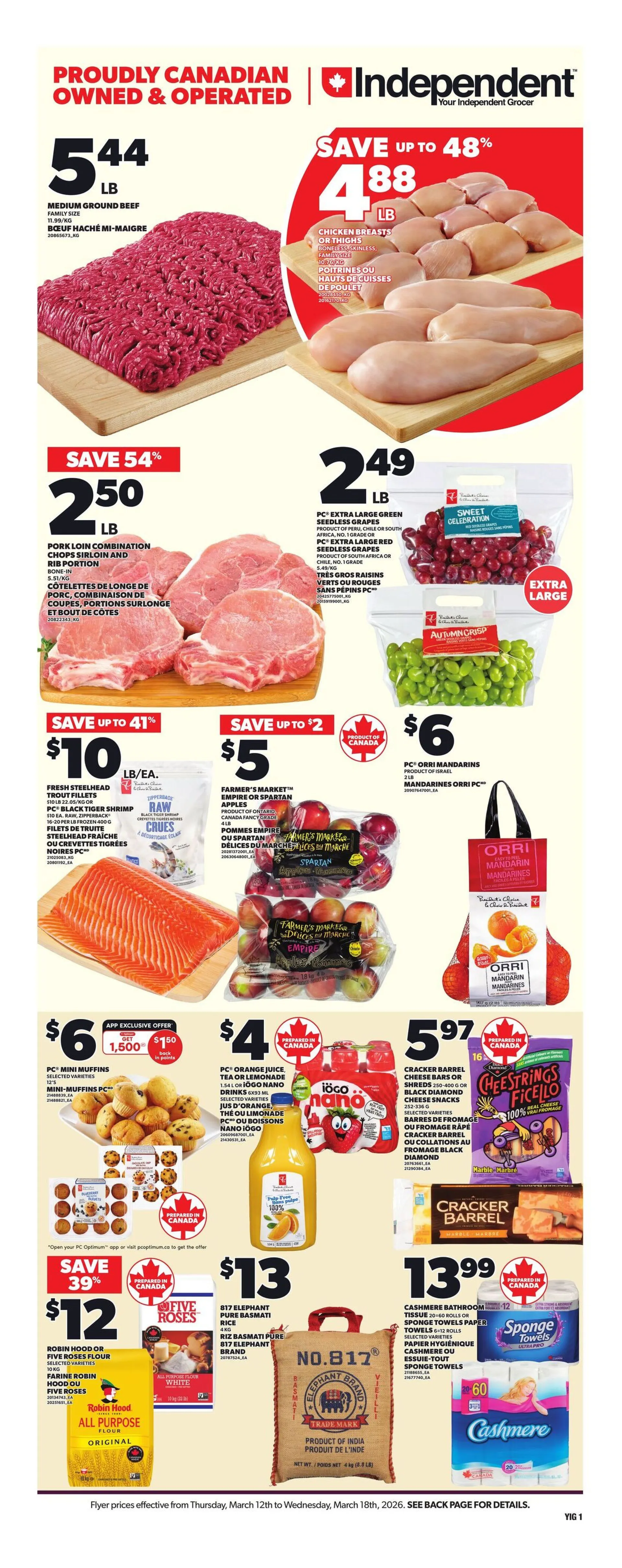 Independent flyers from March 12 to March 18 2026 - flyer page 3