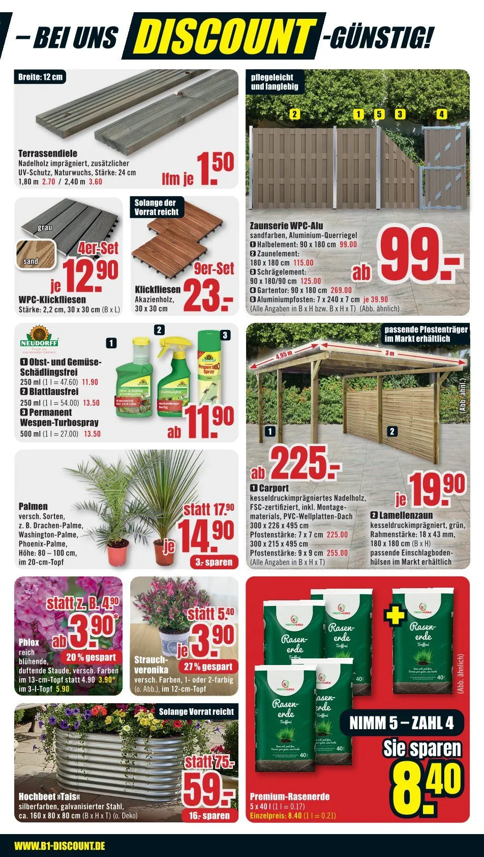 B1 Discount Baumarkt Sales von 18. Juli bis 24. Juli 2026 - Prospekt seite 3