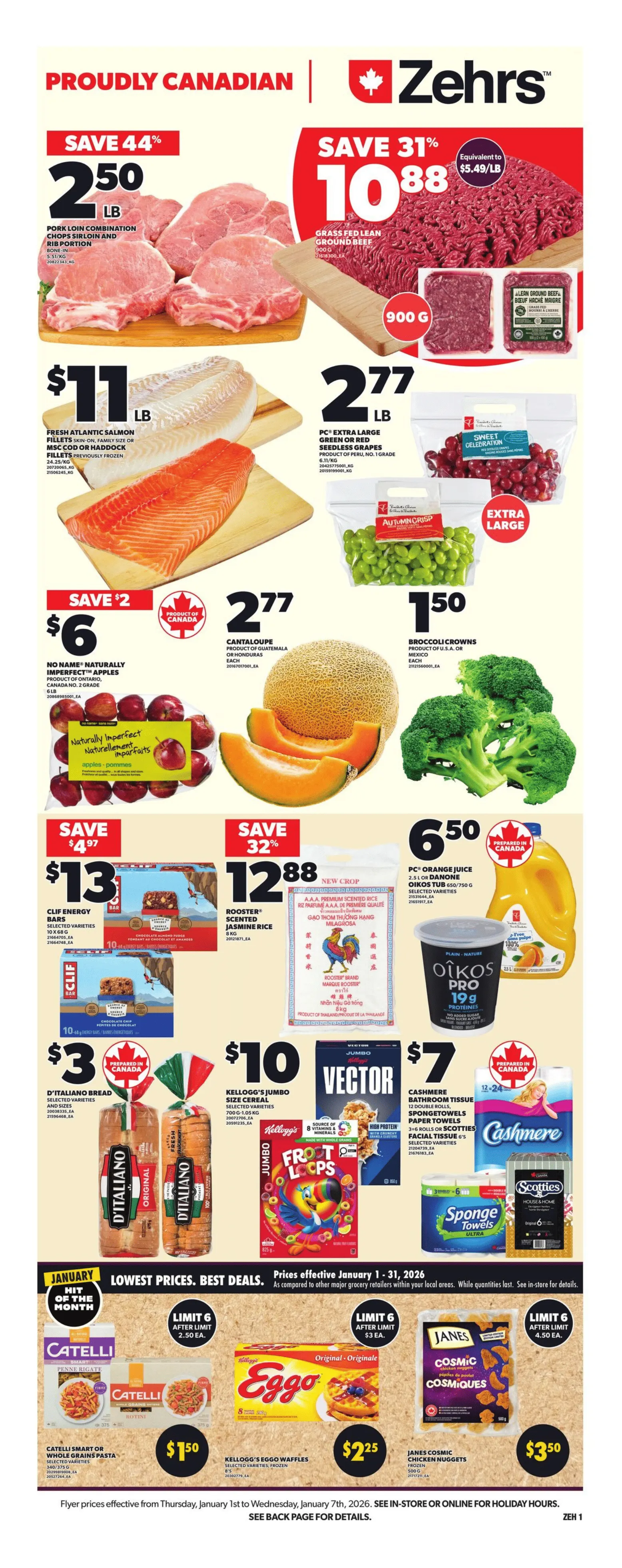 Zehrs flyers from January 1 to January 7 2026 - flyer page 2