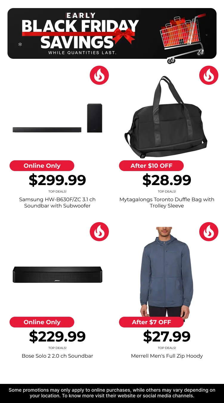 Black friday deals from November 18 to November 30 2025 - flyer page 2