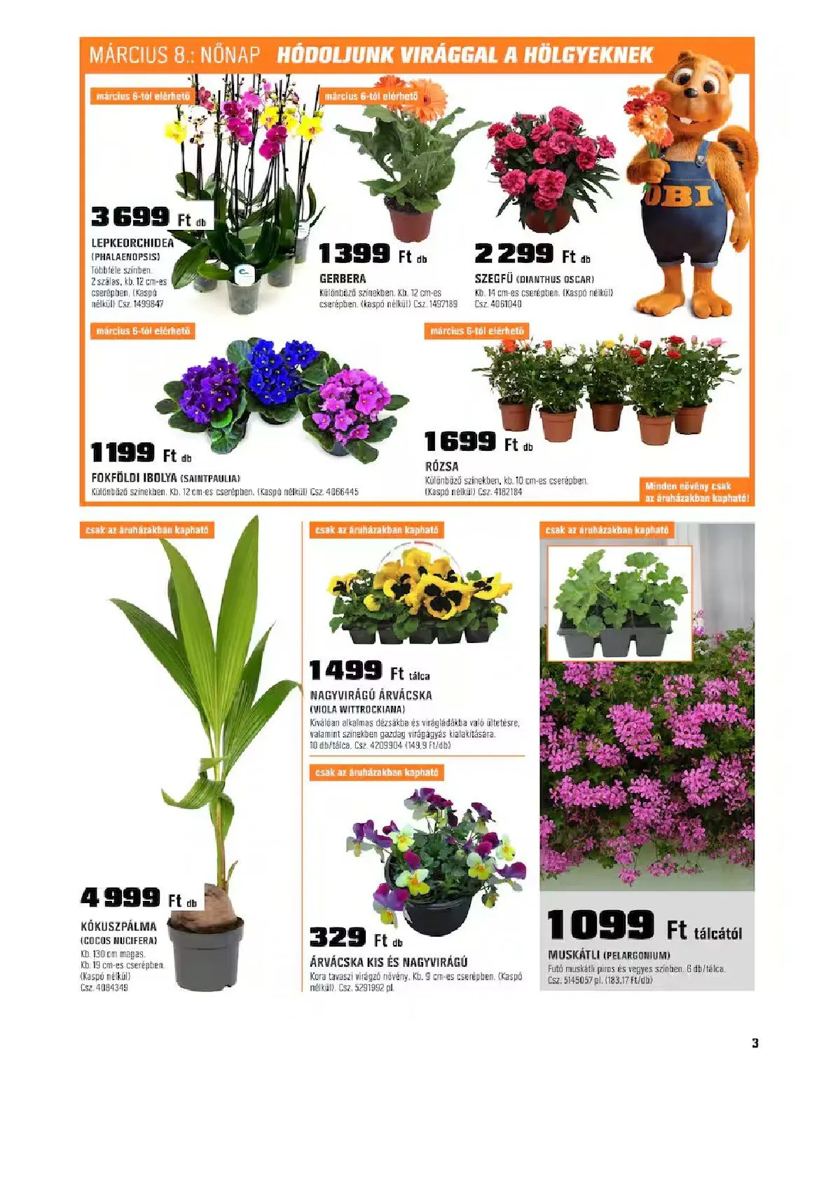 Katalógus OBI Ajántalok március 11.-tól március 31.-ig 2025. - Oldal 3