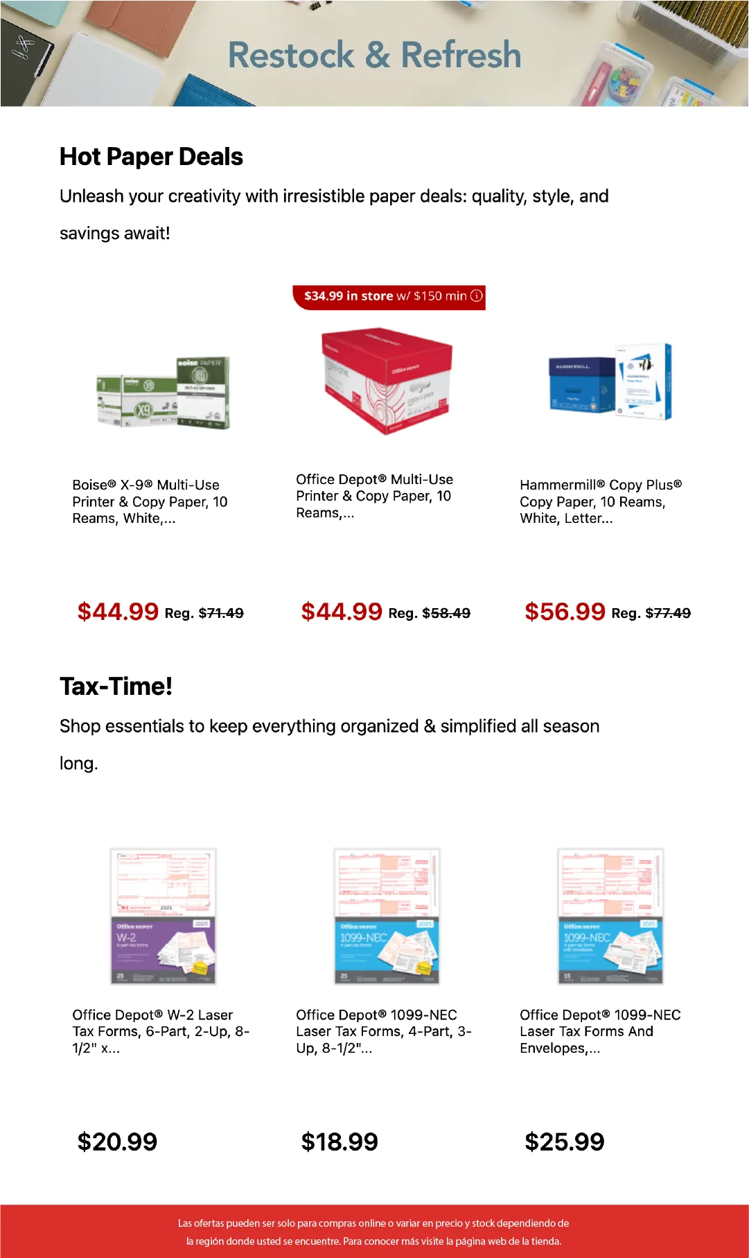 Weekly ad Office DEPOT Sales from January 16 to January 31 2026 - Page 2