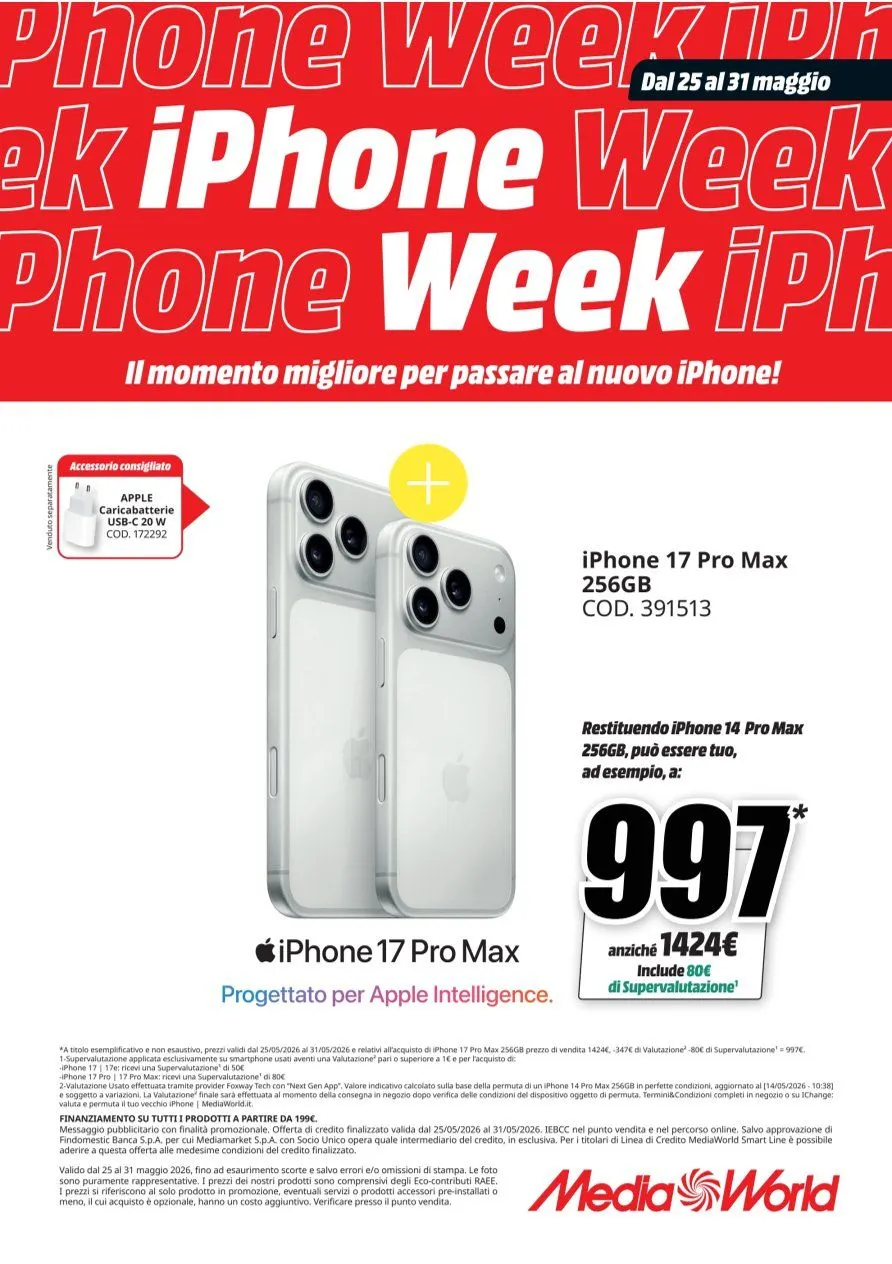 Volantini MEDIAWORLD da 25 maggio a 31 maggio di 2026 - Pagina del volantino 3