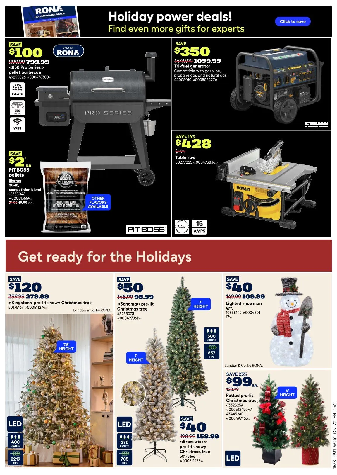 RONA Sales from November 6 to November 19 2025 - flyer page 3