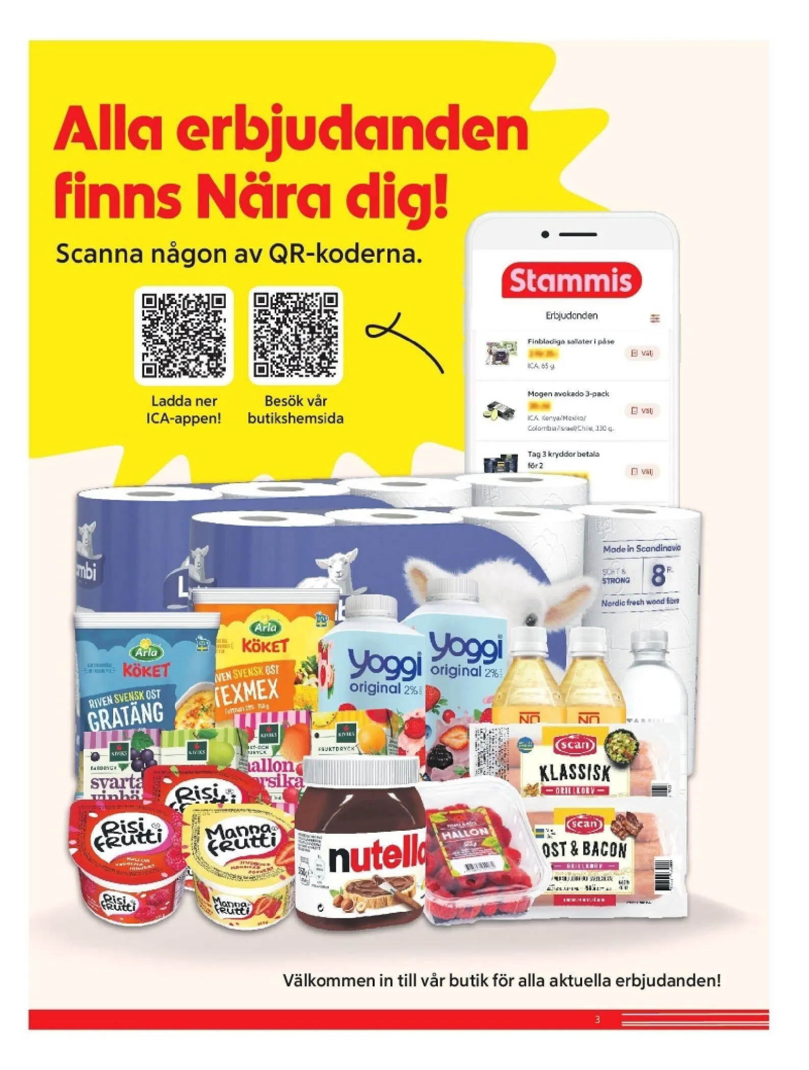 ICA från 29 juni till 12 juli 2026 - Reklamblad sidor 3