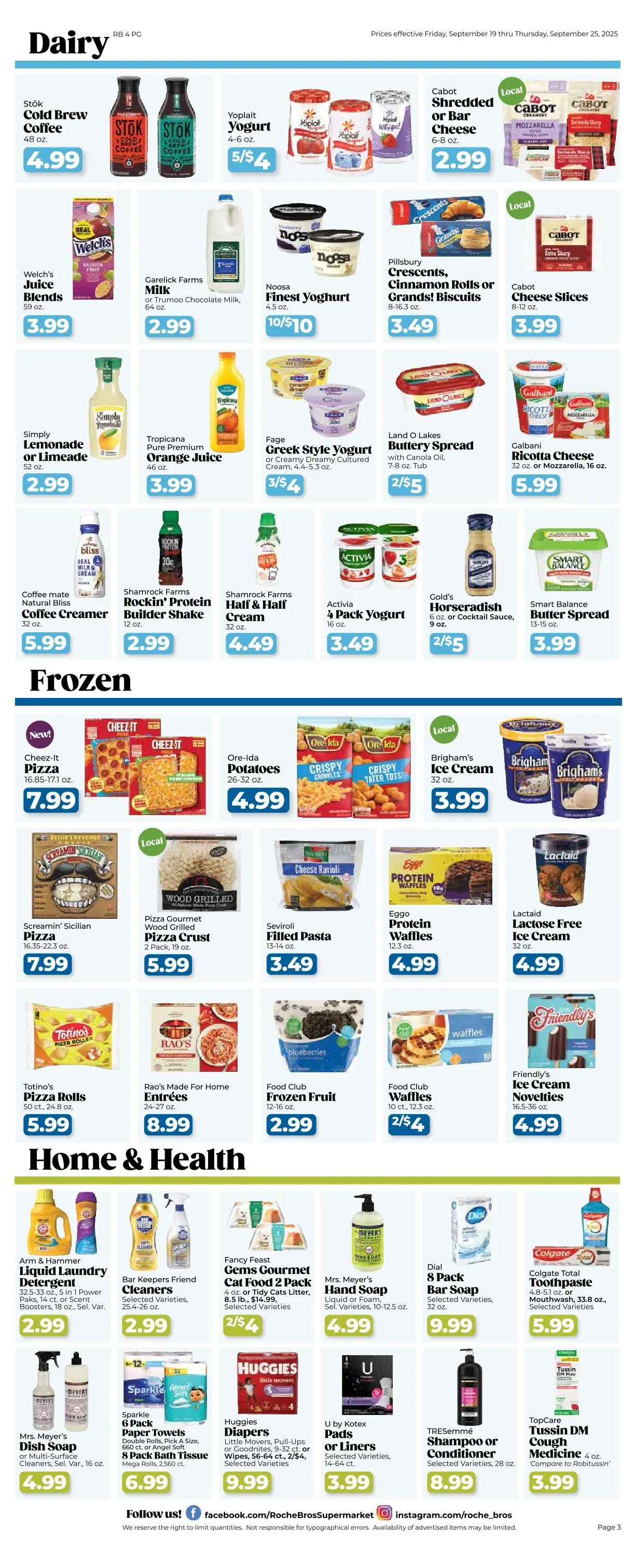 Weekly ad Roche Bros. Sales from September 19 to September 25 2025 - Page 3