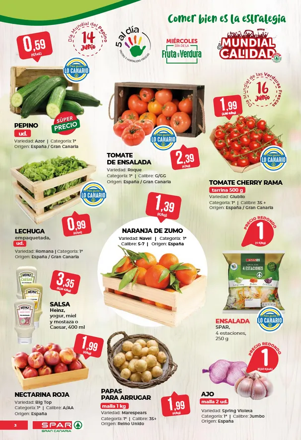Catálogo de SPAR Gran Canaria Ofertas 12 de junio al 25 de junio 2026 - Página 3