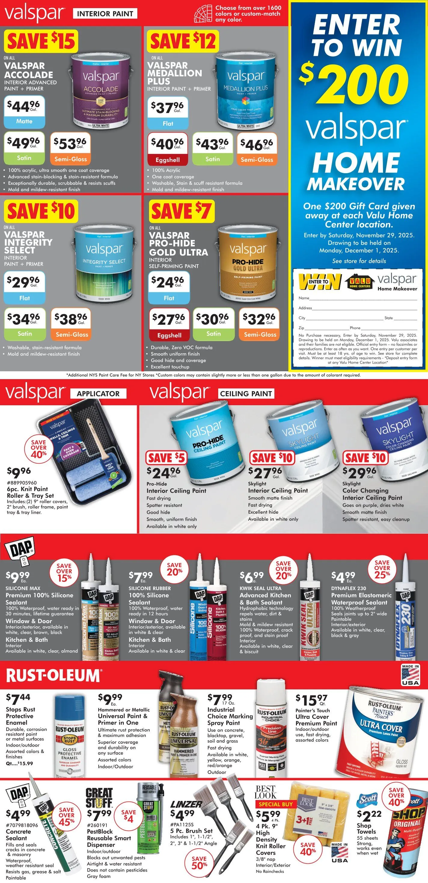 Weekly ad Valu Home Centers Sales from October 26 to November 1 2025 - Page 3