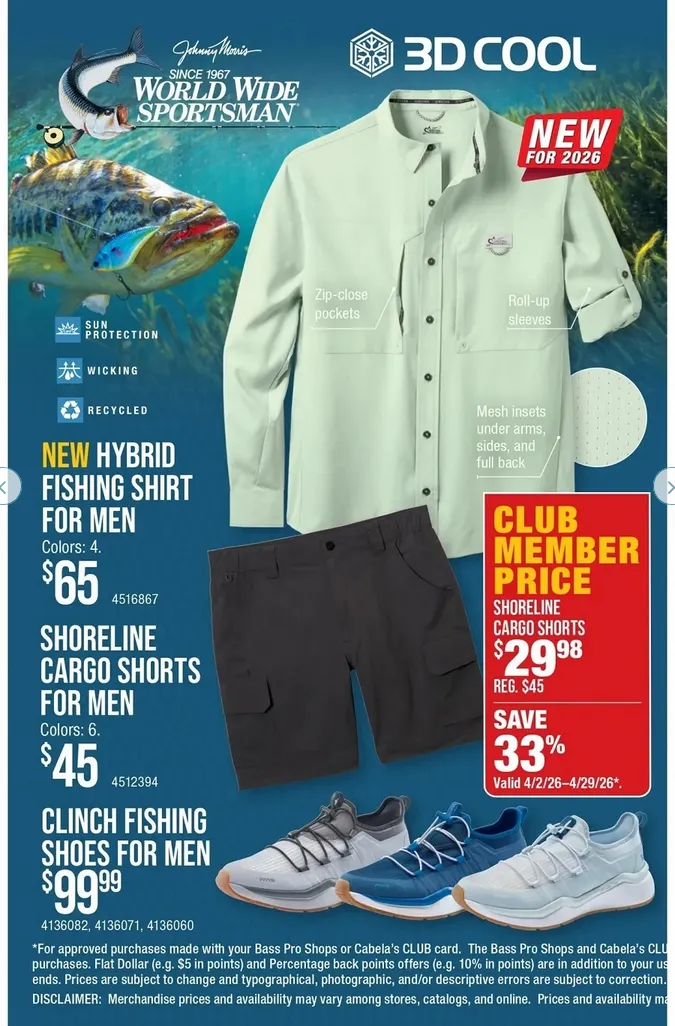 Weekly ad Bass Pro Shops Sales from March 31 to April 2 2026 - Page 3