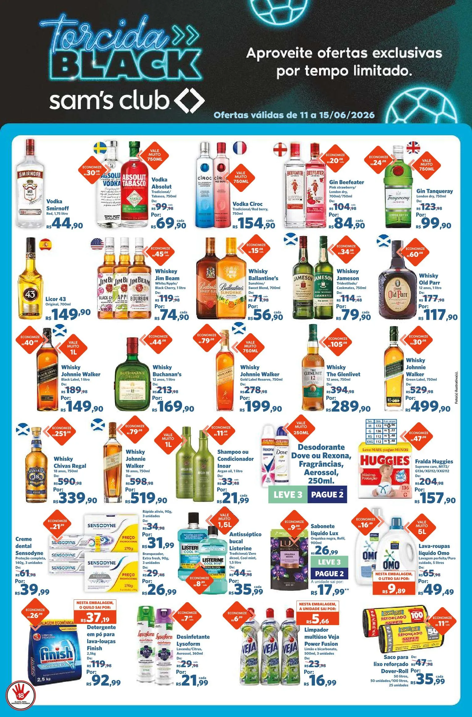 Encarte de  Sam's Club 11 de junho até 15 de junho 2026 - Pagina 3