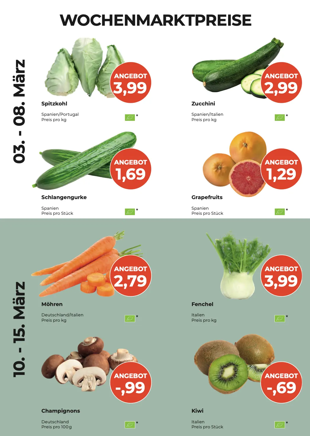 Pro Biomarkt Prospekt von 18. März bis 19. März 2025 - Prospekt seite 2