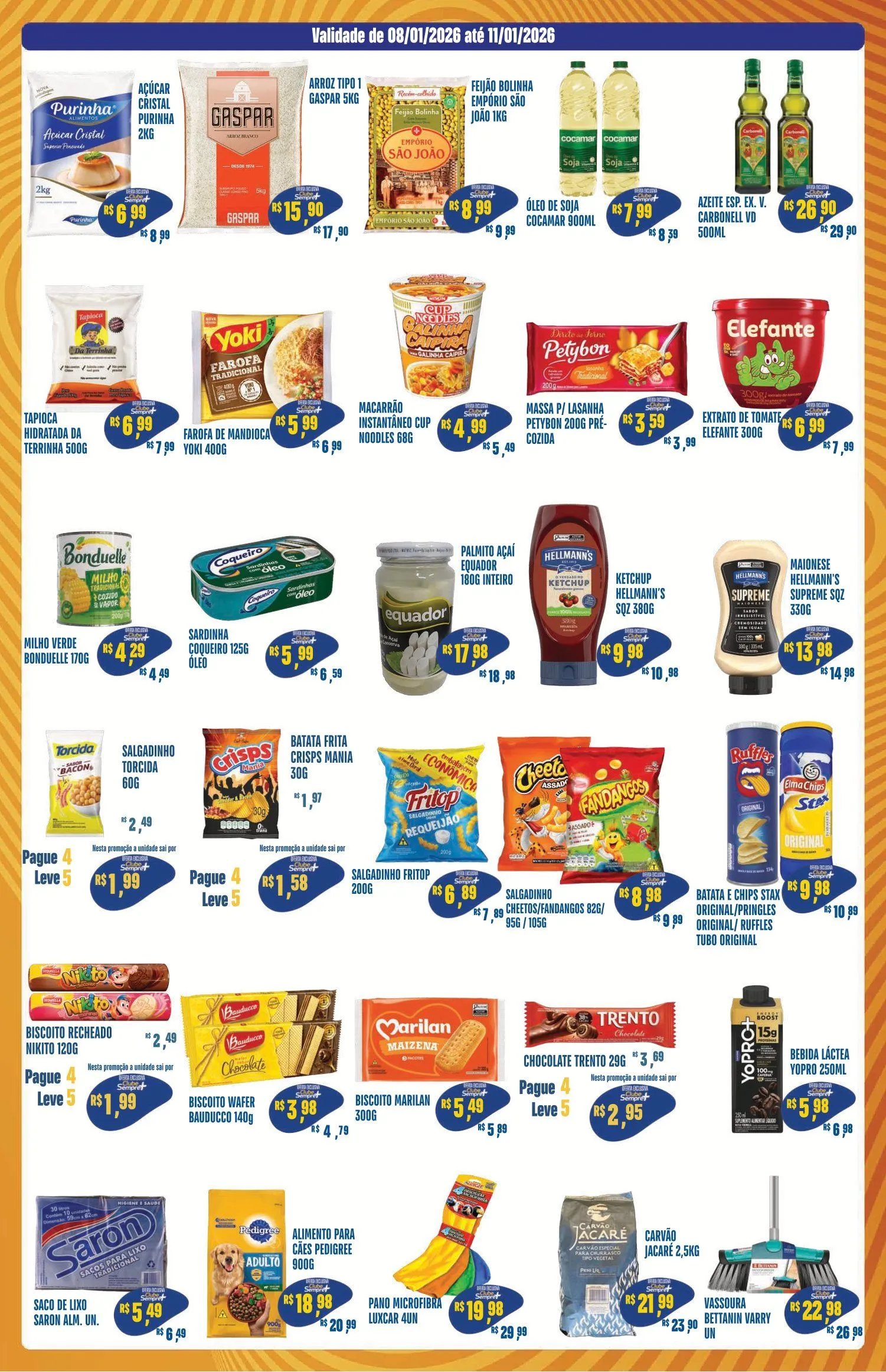 Encarte de  Folhetos Sempre Vale Supermercados 8 de janeiro até 11 de janeiro 2026 - Pagina 3