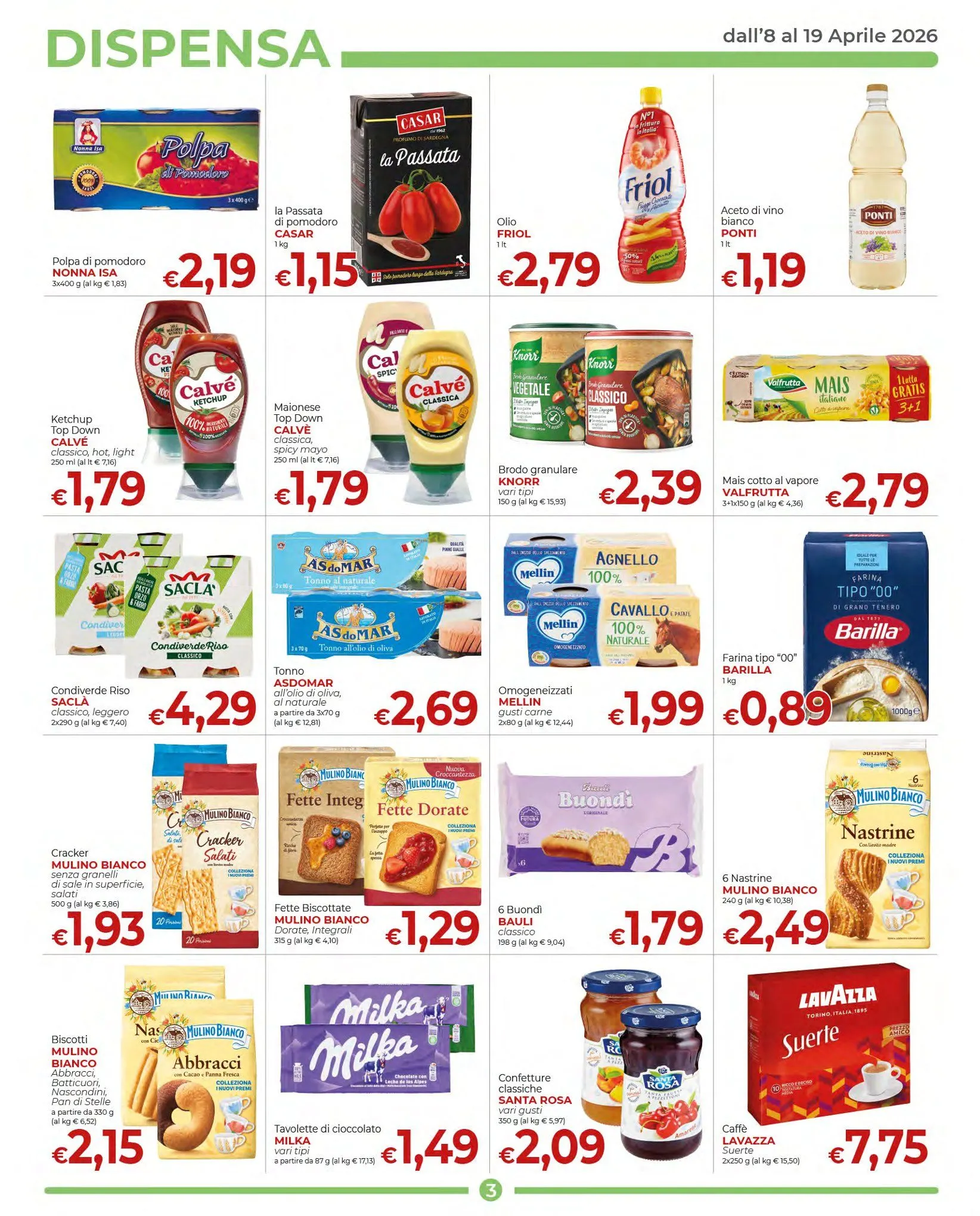 Volantini Supermercati Nonna Isa da 16 marzo a 31 maggio di 2026 - Pagina del volantino 3