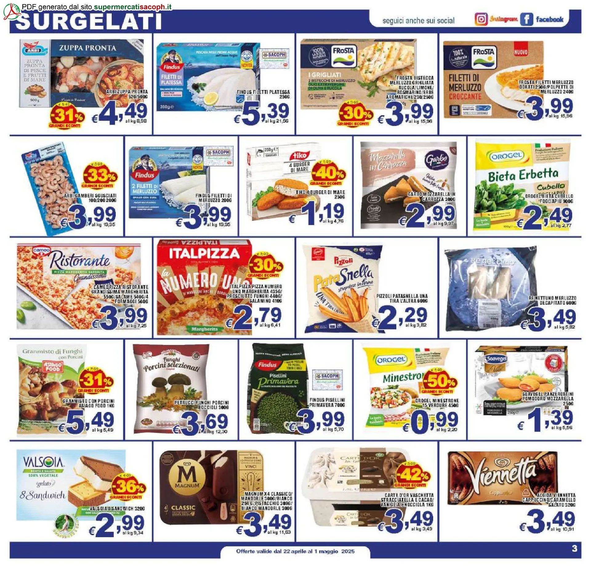 Volantini Sacoph da 22 aprile a 3 maggio di 2025 - Pagina del volantino 3