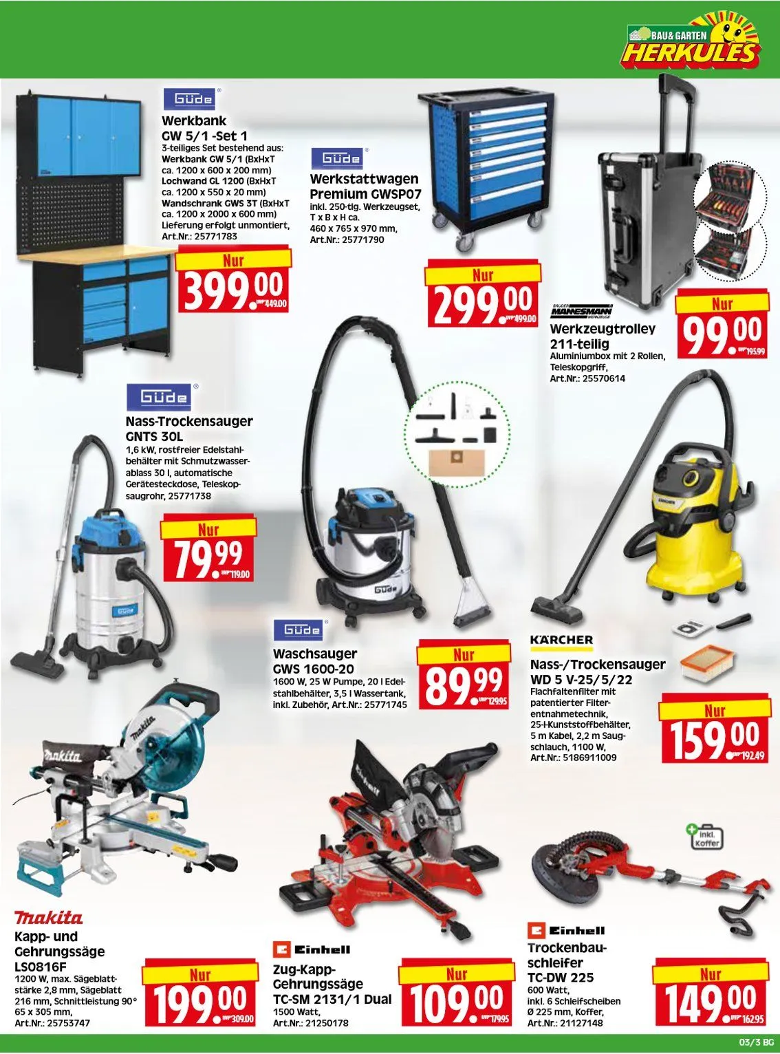 Herkules Baumarkt von 12. Januar bis 17. Januar 2026 - Prospekt seite 3