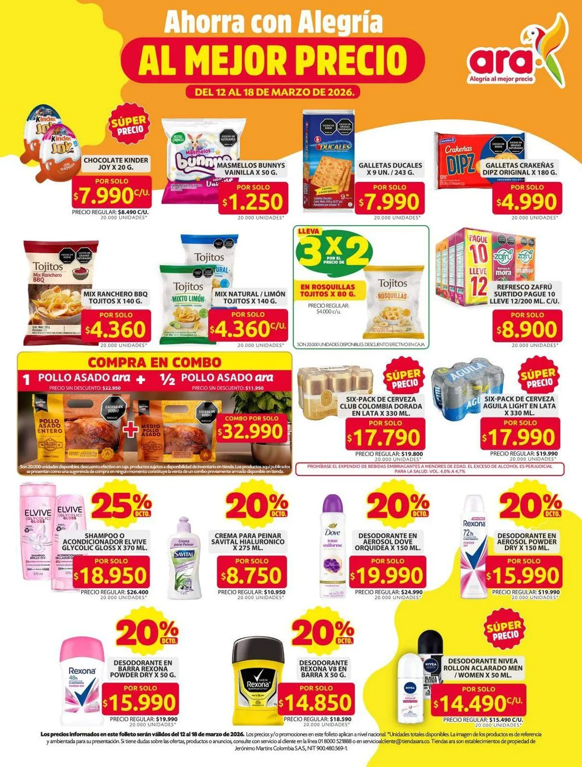 Catalogo de Ofertas de Ara 12 de marzo al 18 de marzo 2026 - Pag 3
