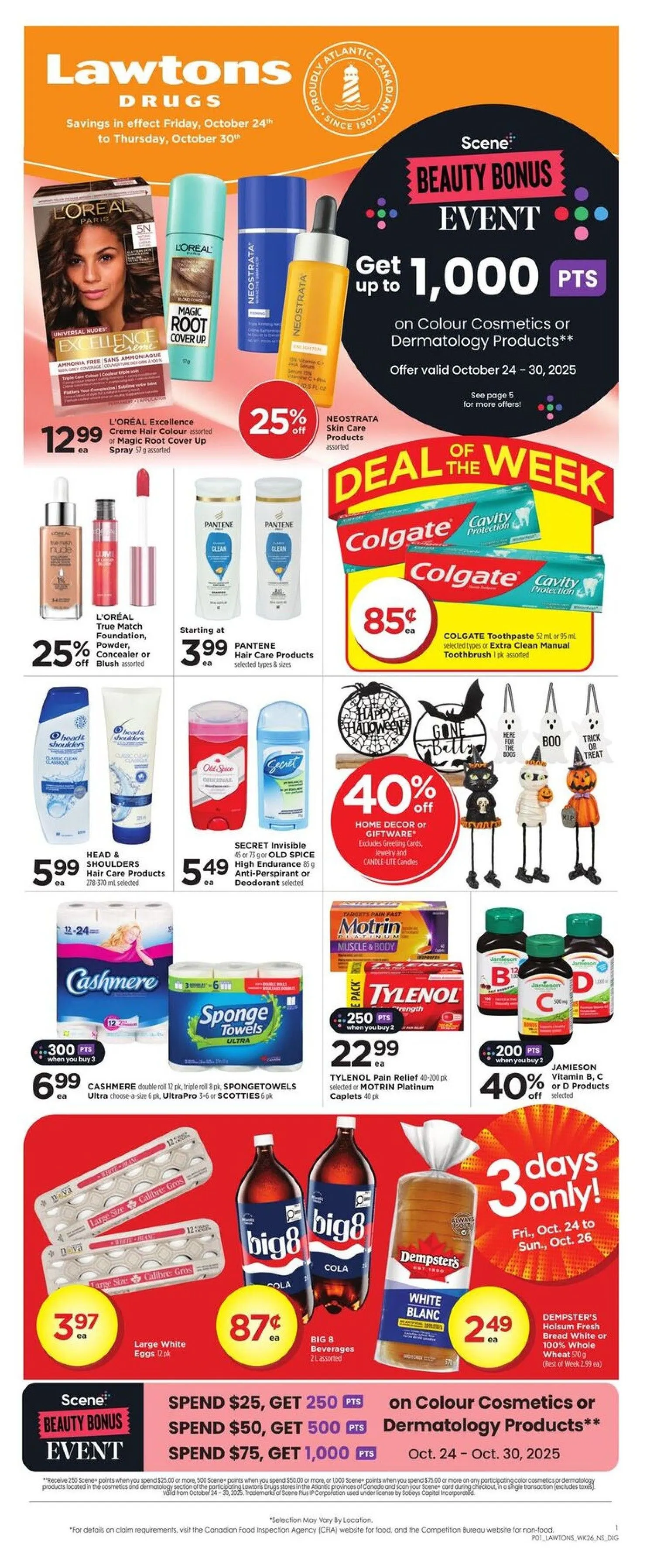 Lawtons Drugs Sales from October 24 to October 30 2025 - flyer page 3
