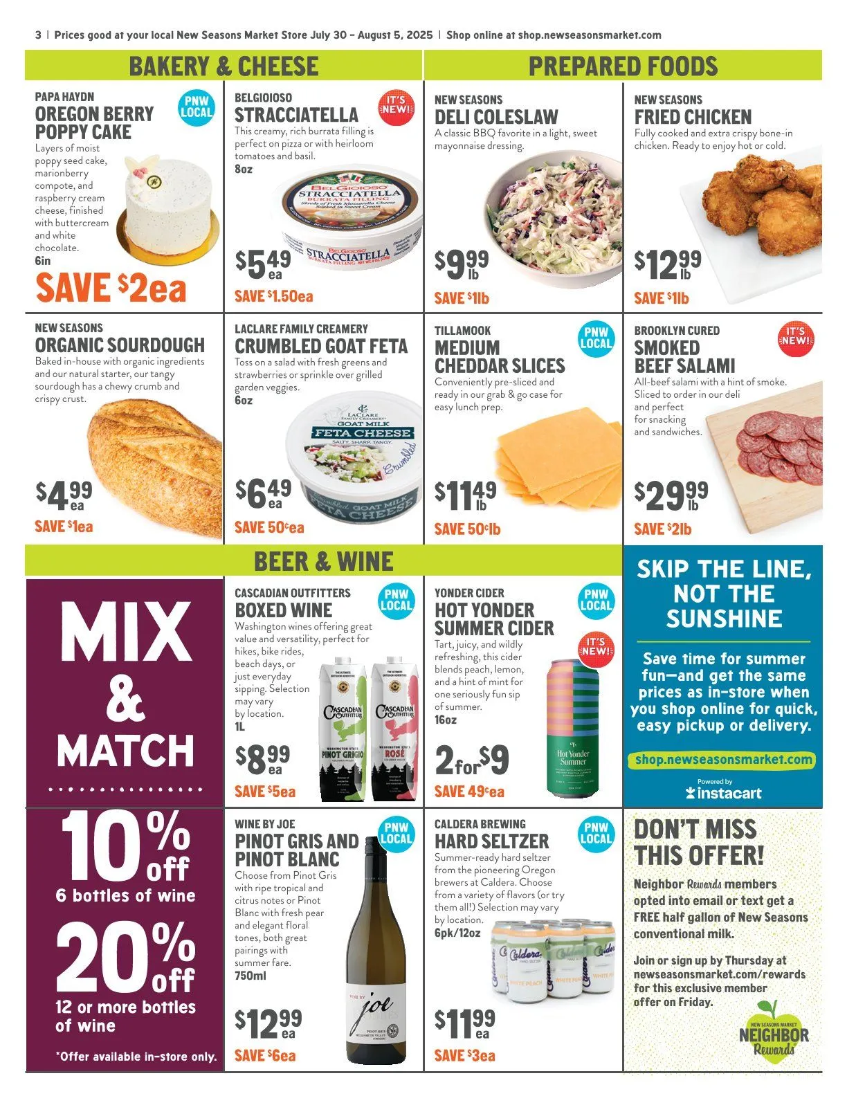 Weekly ad New Seasons Market Sales from July 30 to August 5 2025 - Page 3