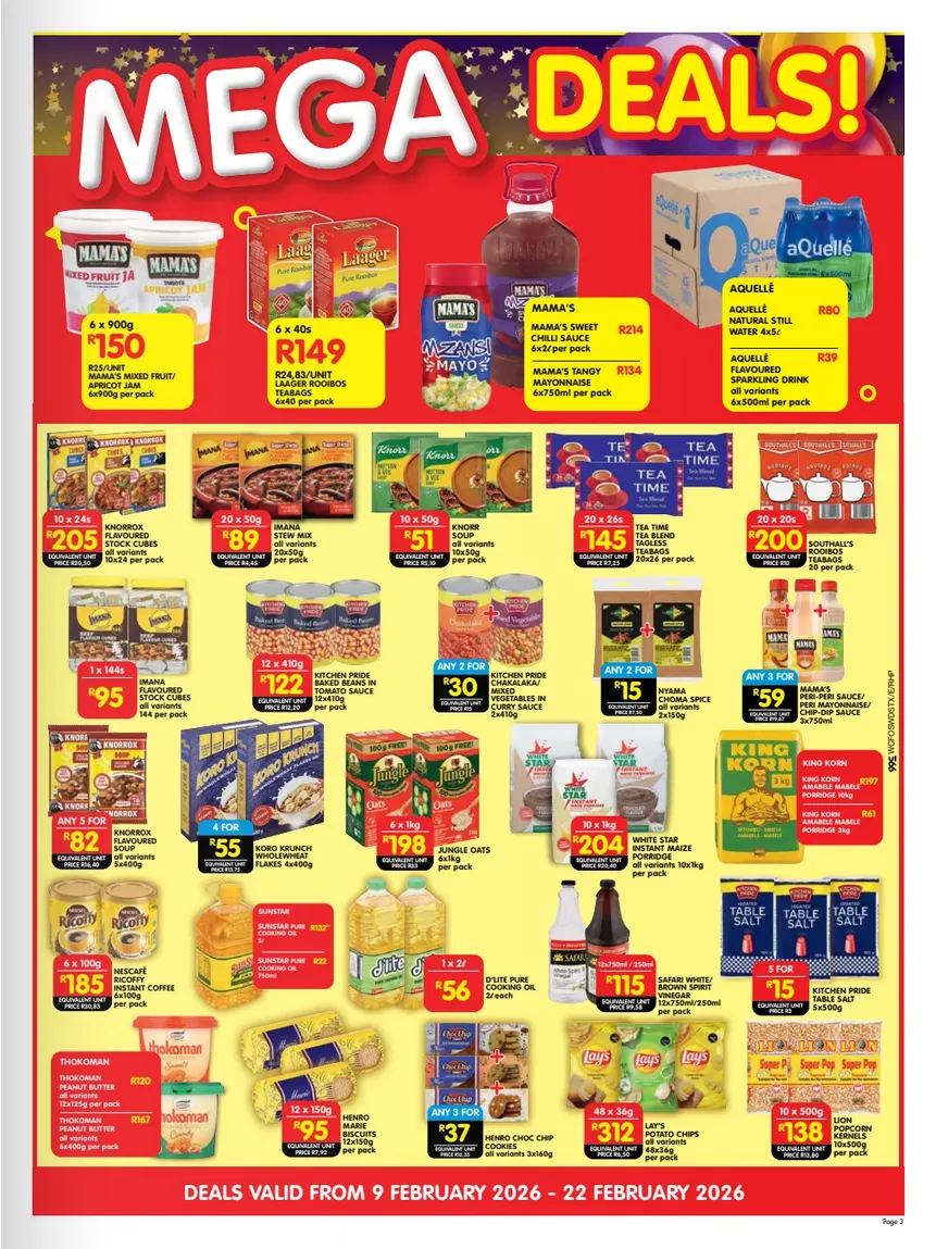 Shoprite Sales from 9 February to 22 February 2026 - Catalogue Page 3