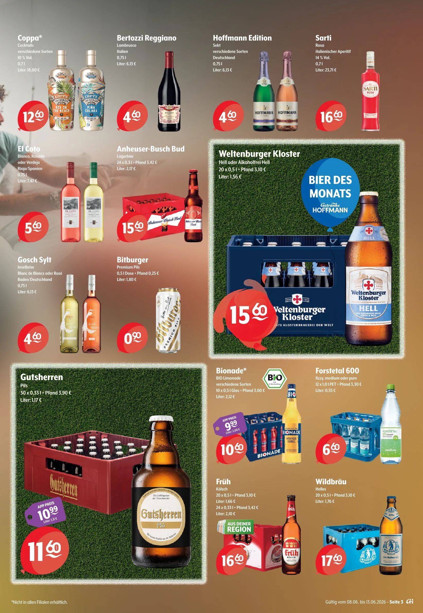 Trink und Spare Angebote von 8. Juni bis 13. Juni 2026 - Prospekt seite 3