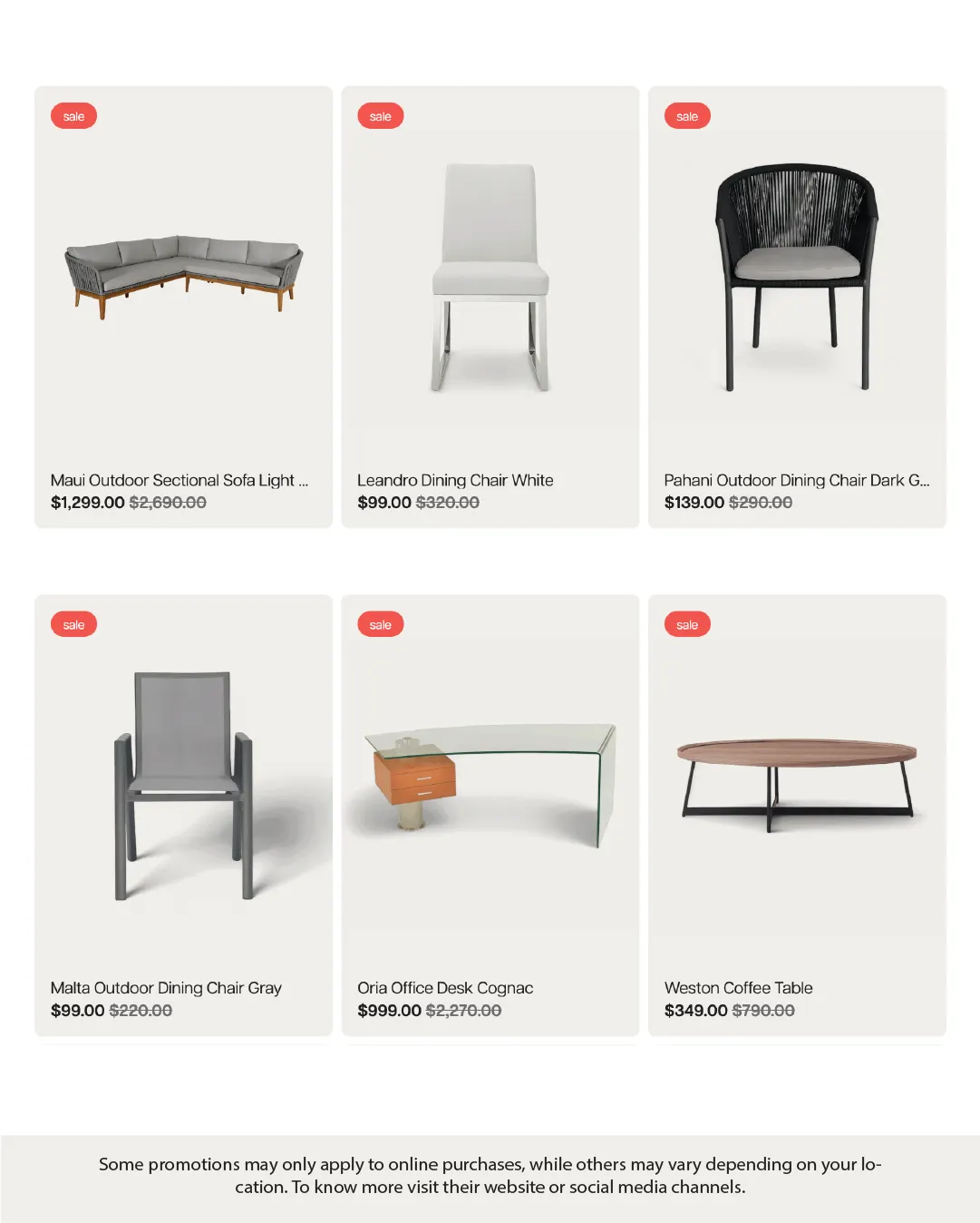 Weekly promotion Modani Furniture Sales spanning from September 22 to October 3 2025 - Page 3 for Catalogue 365