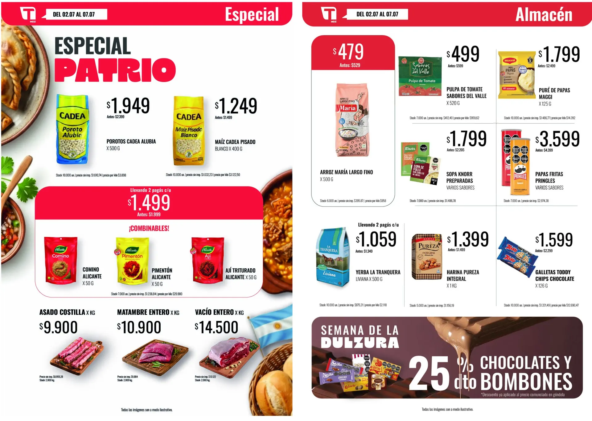 Ofertas de  Ofertas Supermercados Tadicor  2 de julio al 8 de julio 2026 - Página 3 del catálogo
