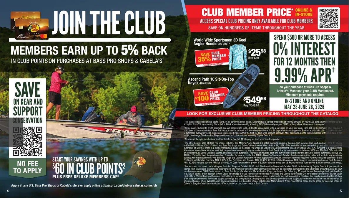 Weekly promotion Bass Pro Shops  Sales spanning from May 26 to May 31 2026 - Page 3 for Catalogue 365